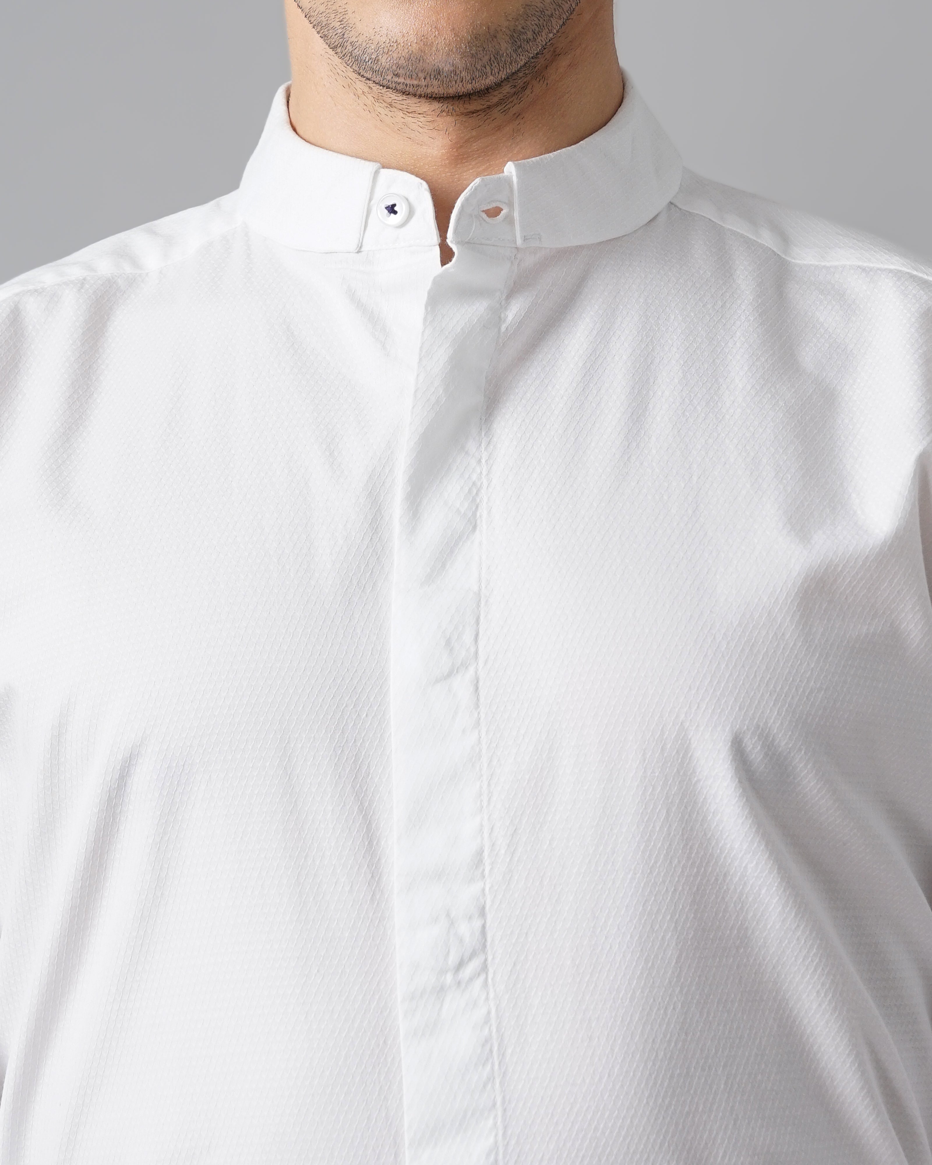 Men's Self Design Shirt
