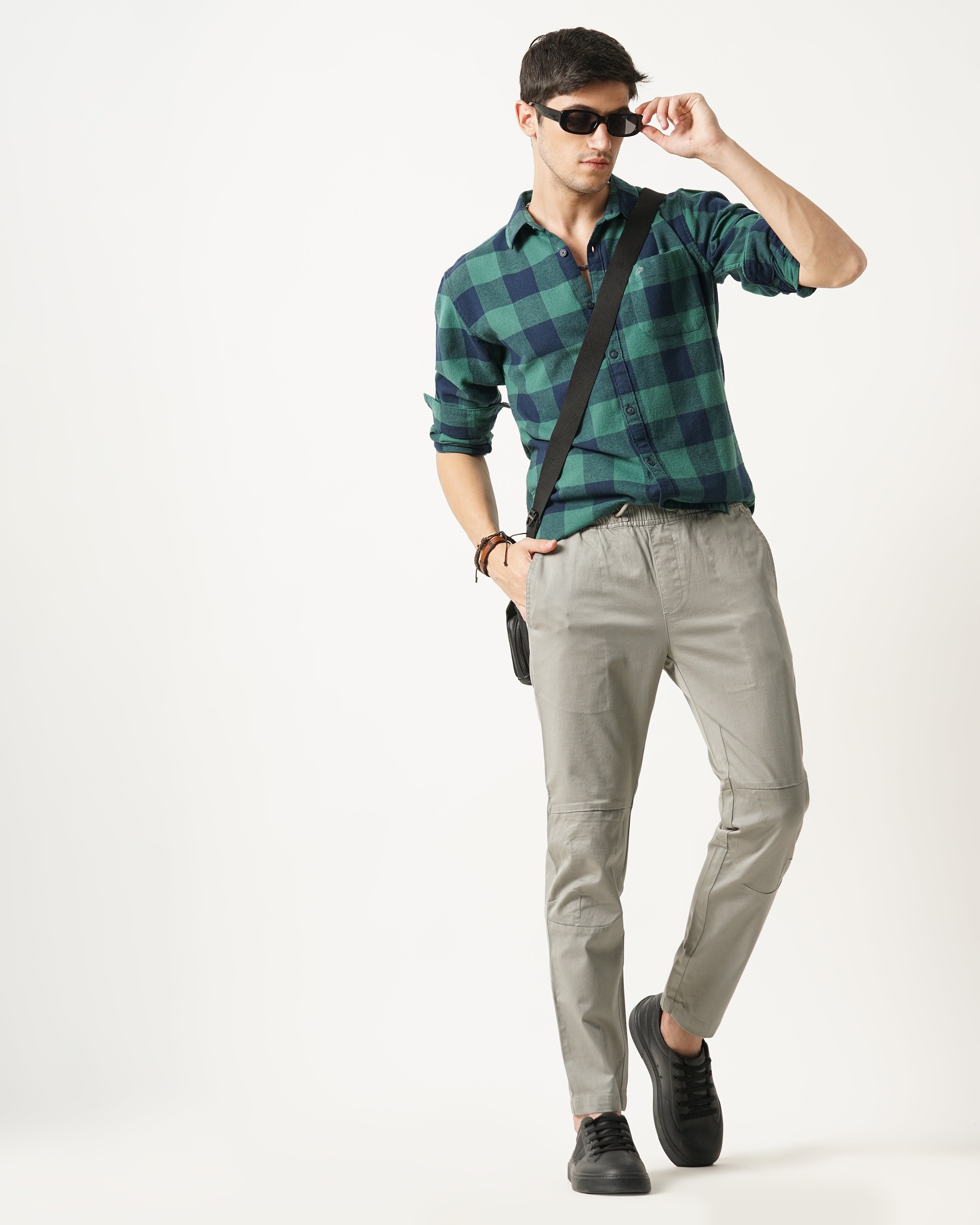 Men's Cargo Ankle Length Trousers