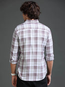 Men's Mellange Twill Checks Shirt