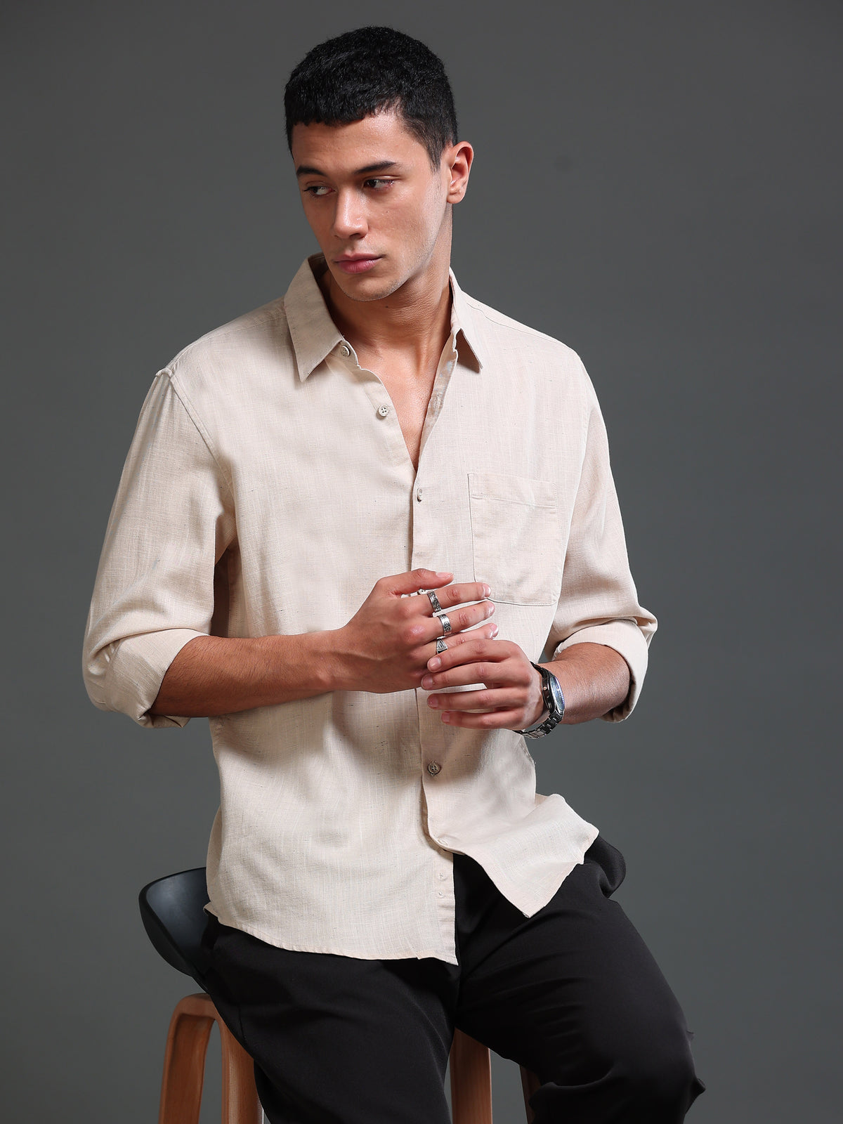 Men's Solid Shirt