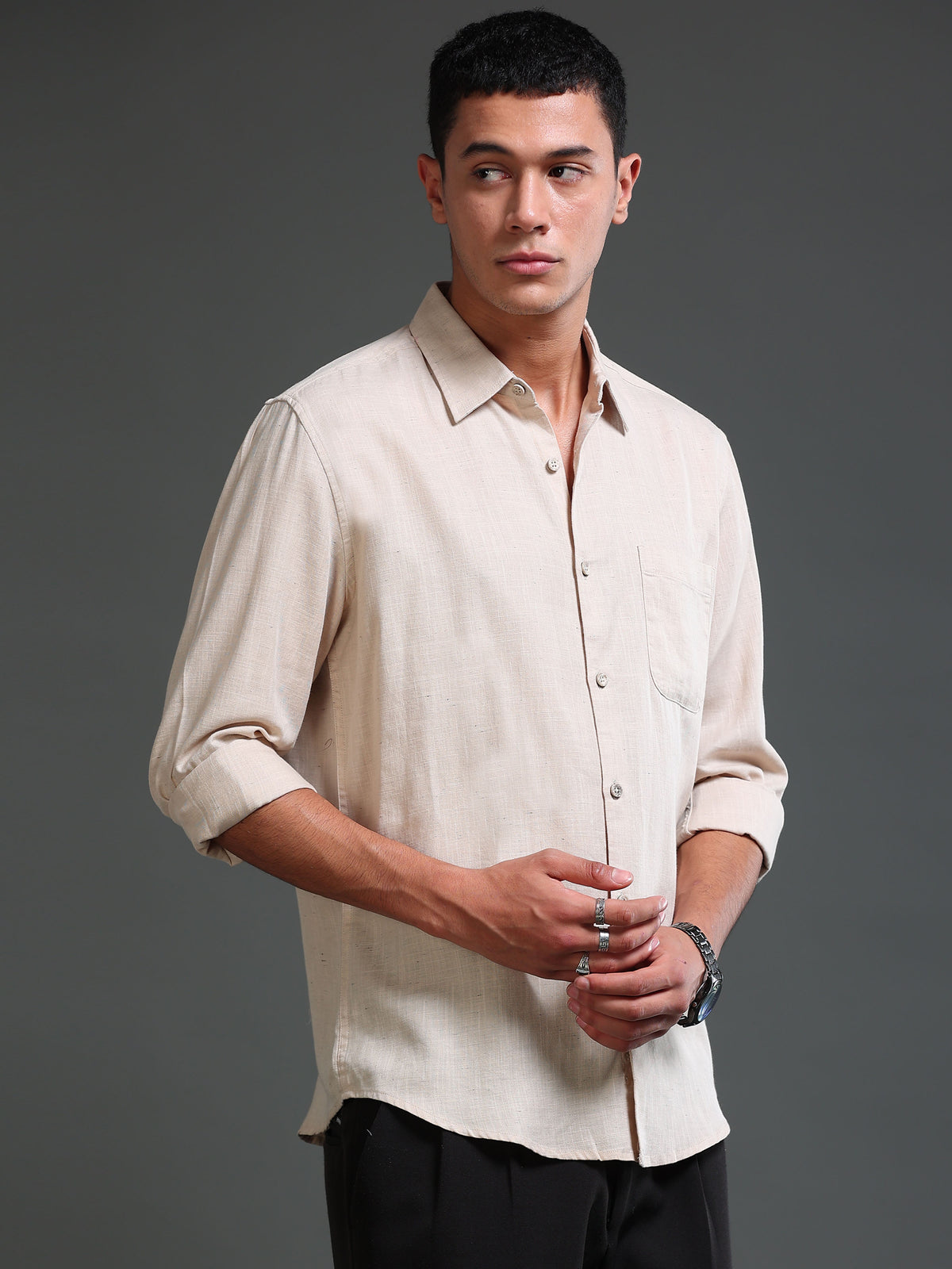 Men's Solid Shirt