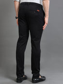 Men Smart Slim Fit Low-Rise Chinos Trousers