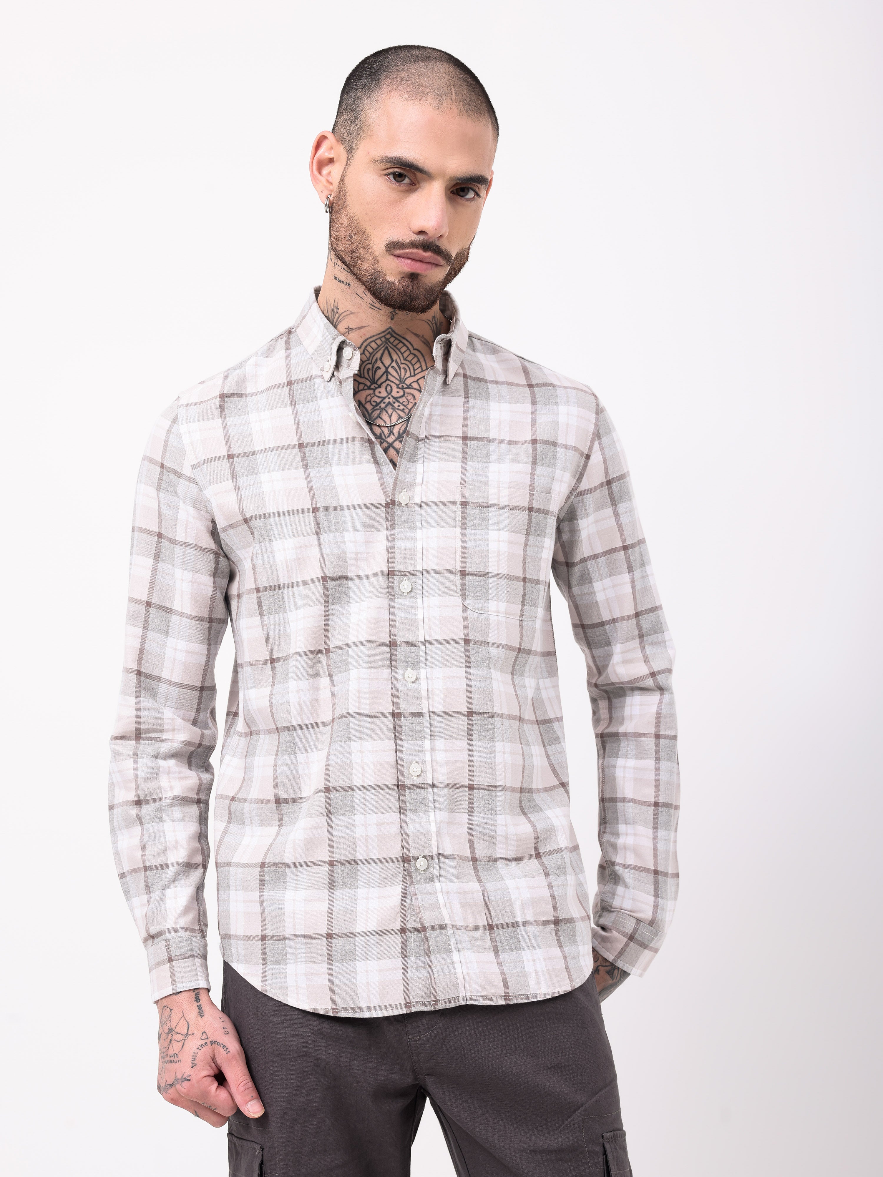 Men's Checks Shirt