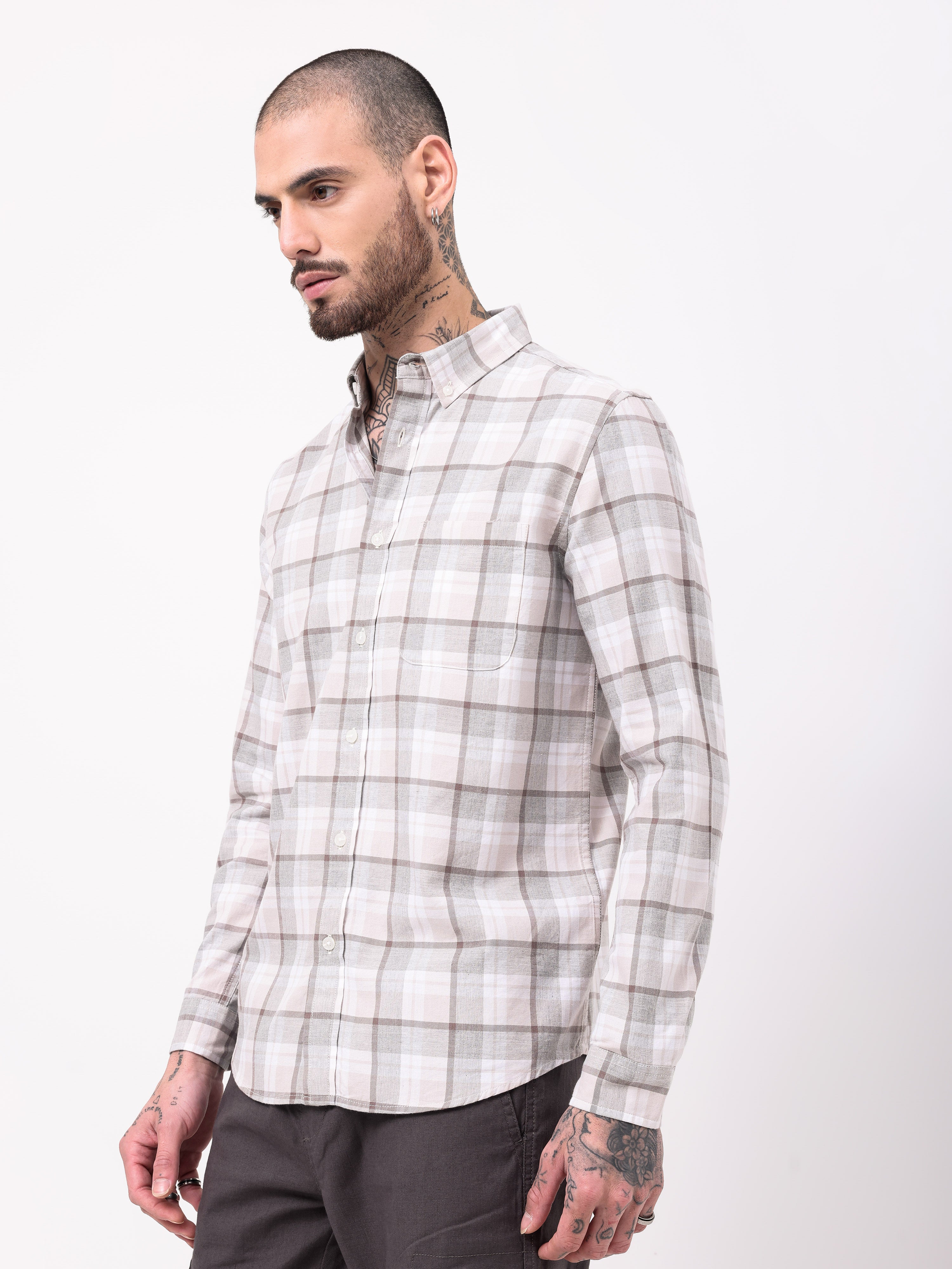 Men's Checks Shirt