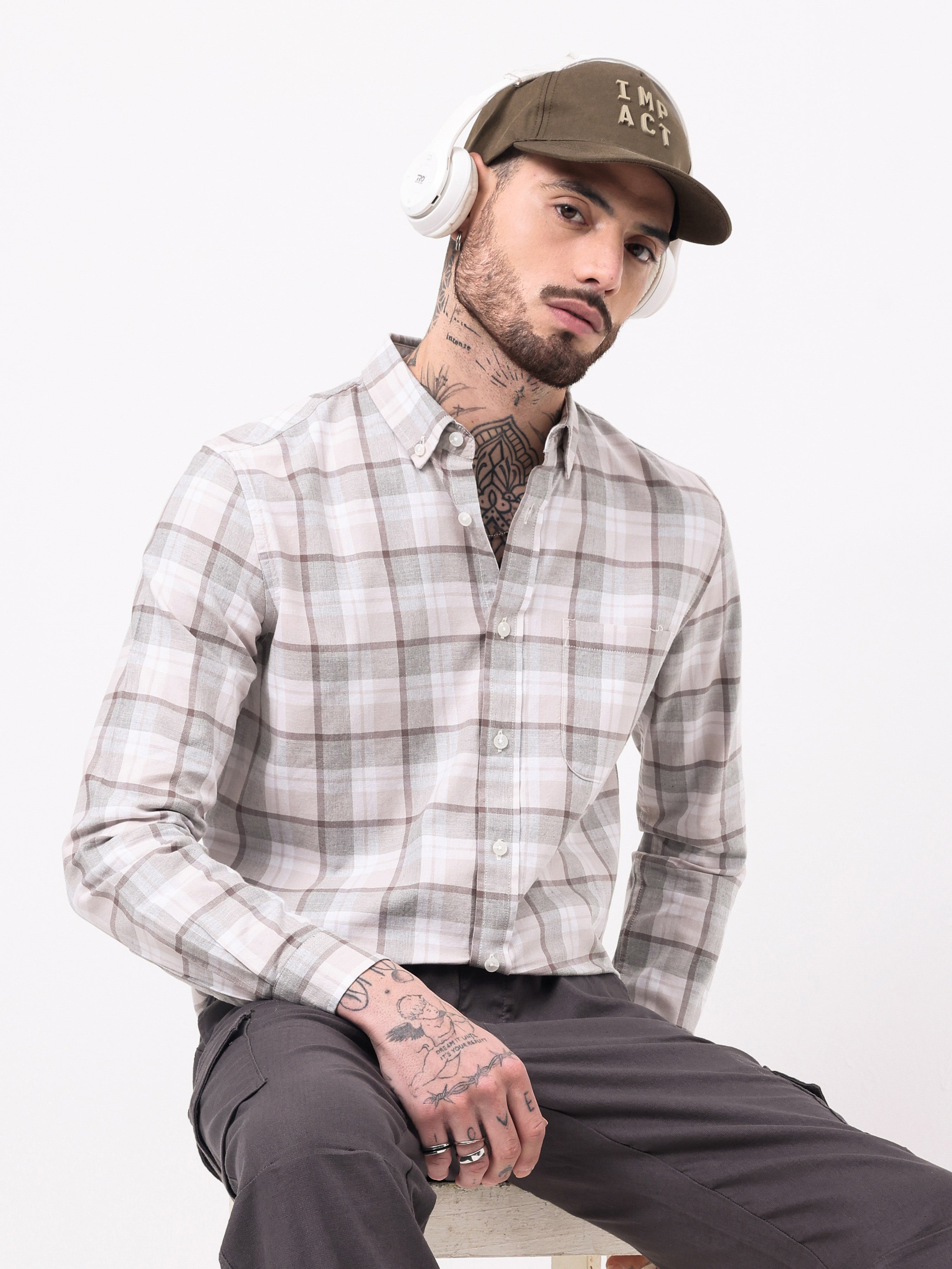 Men's Checks Shirt