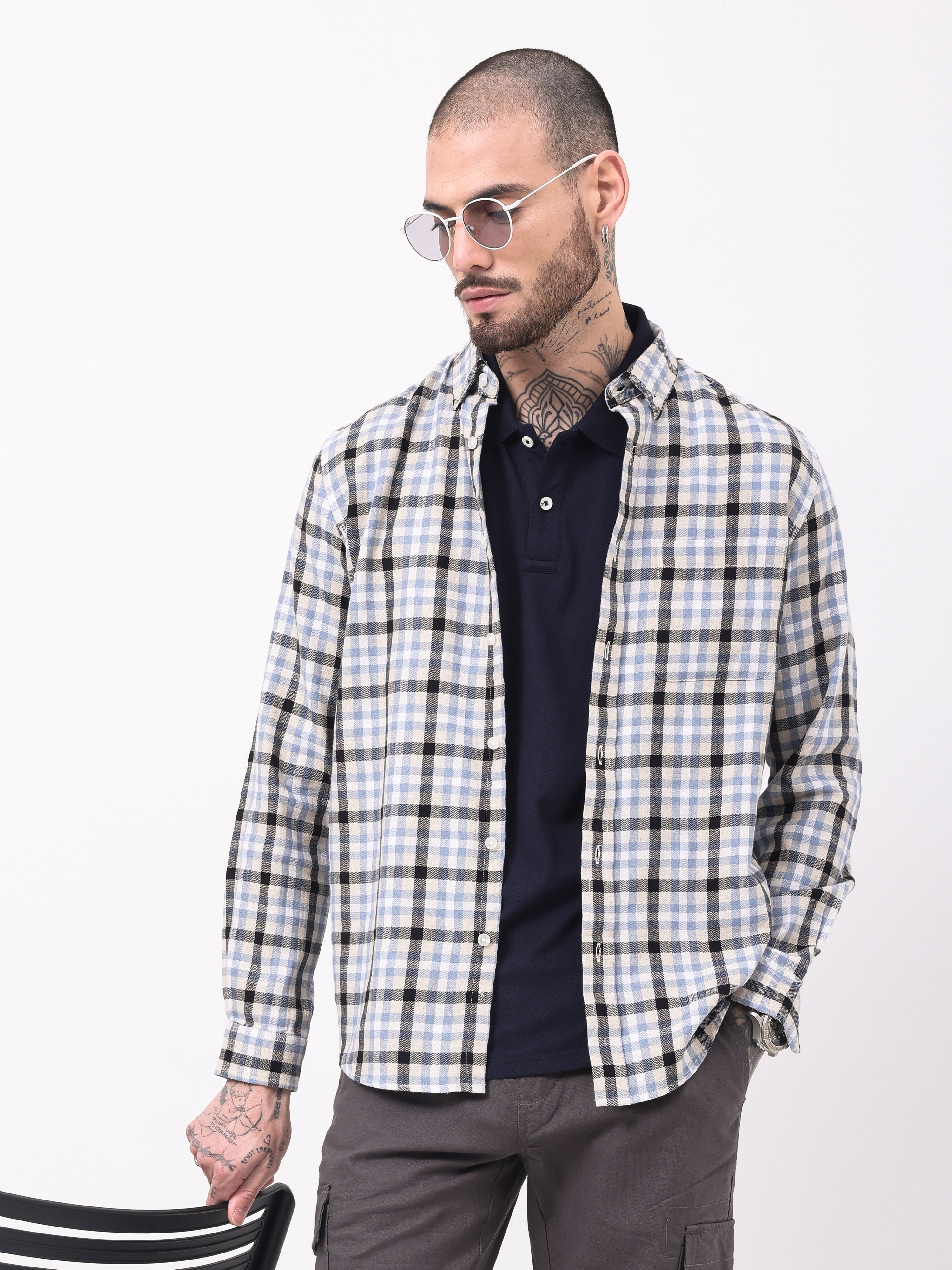 Men's Checks Shirt