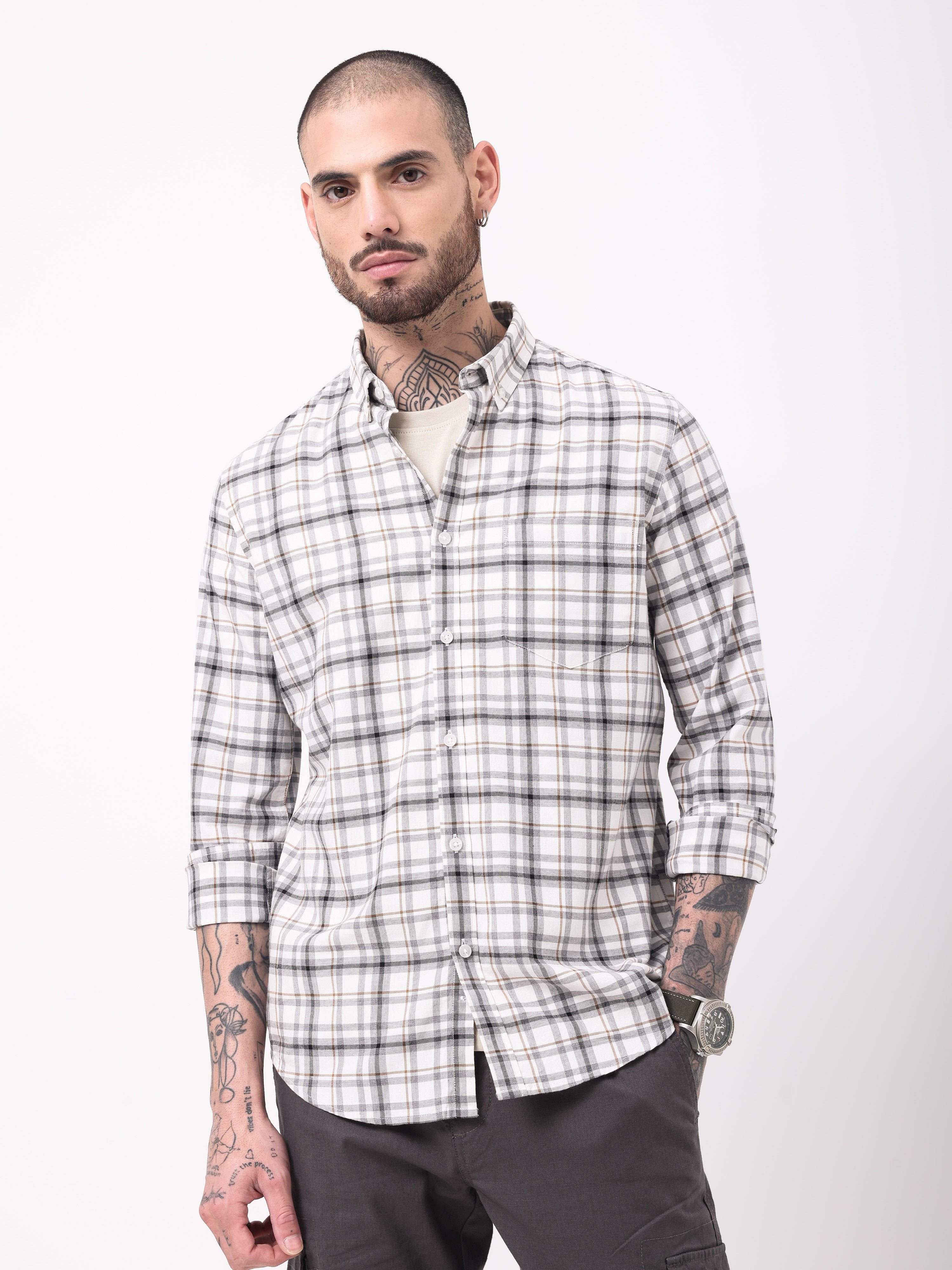 Men's Checks Shirt