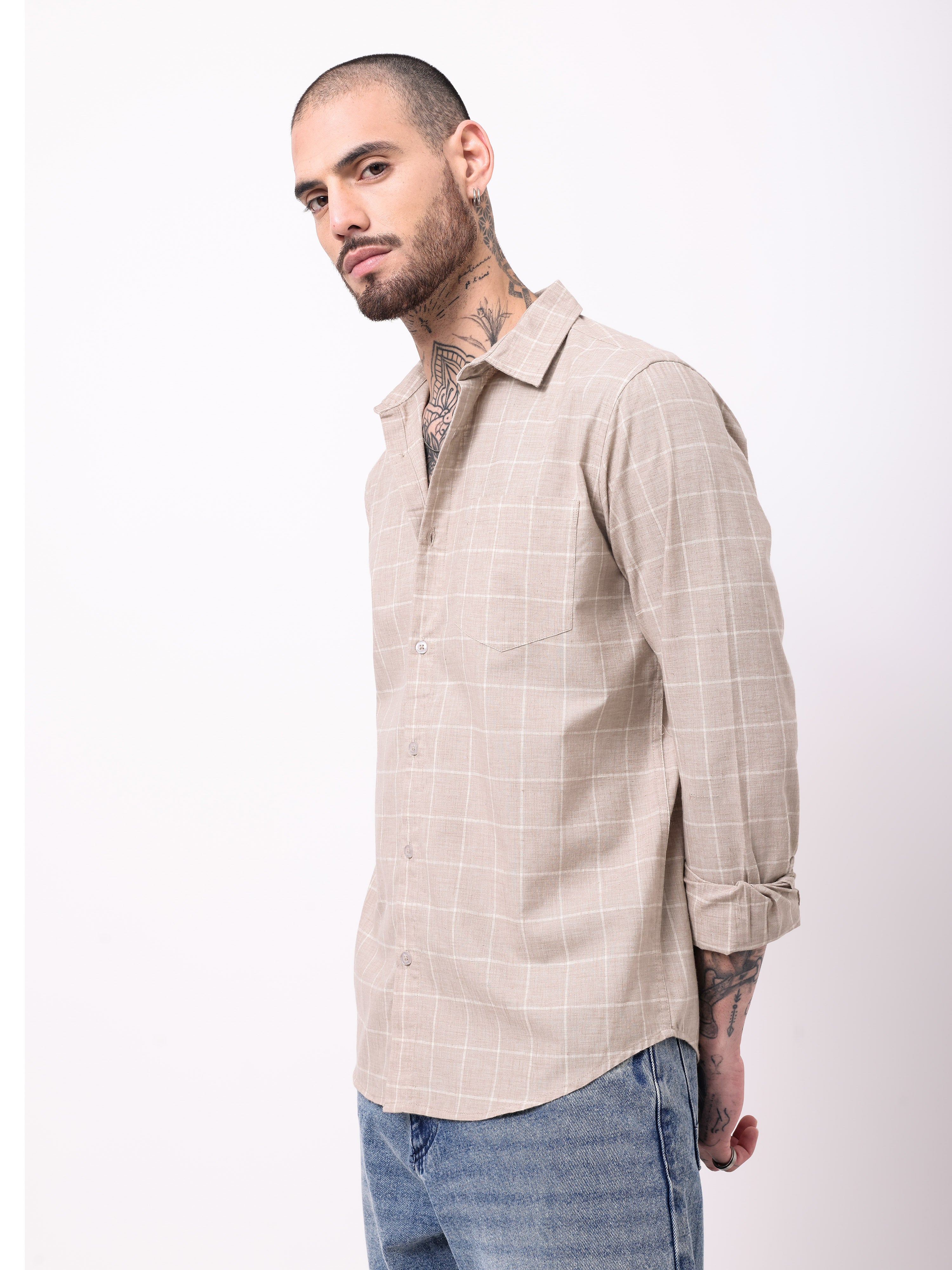 Men's Checks Shirt