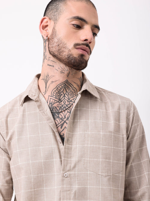 Men's Checks Shirt