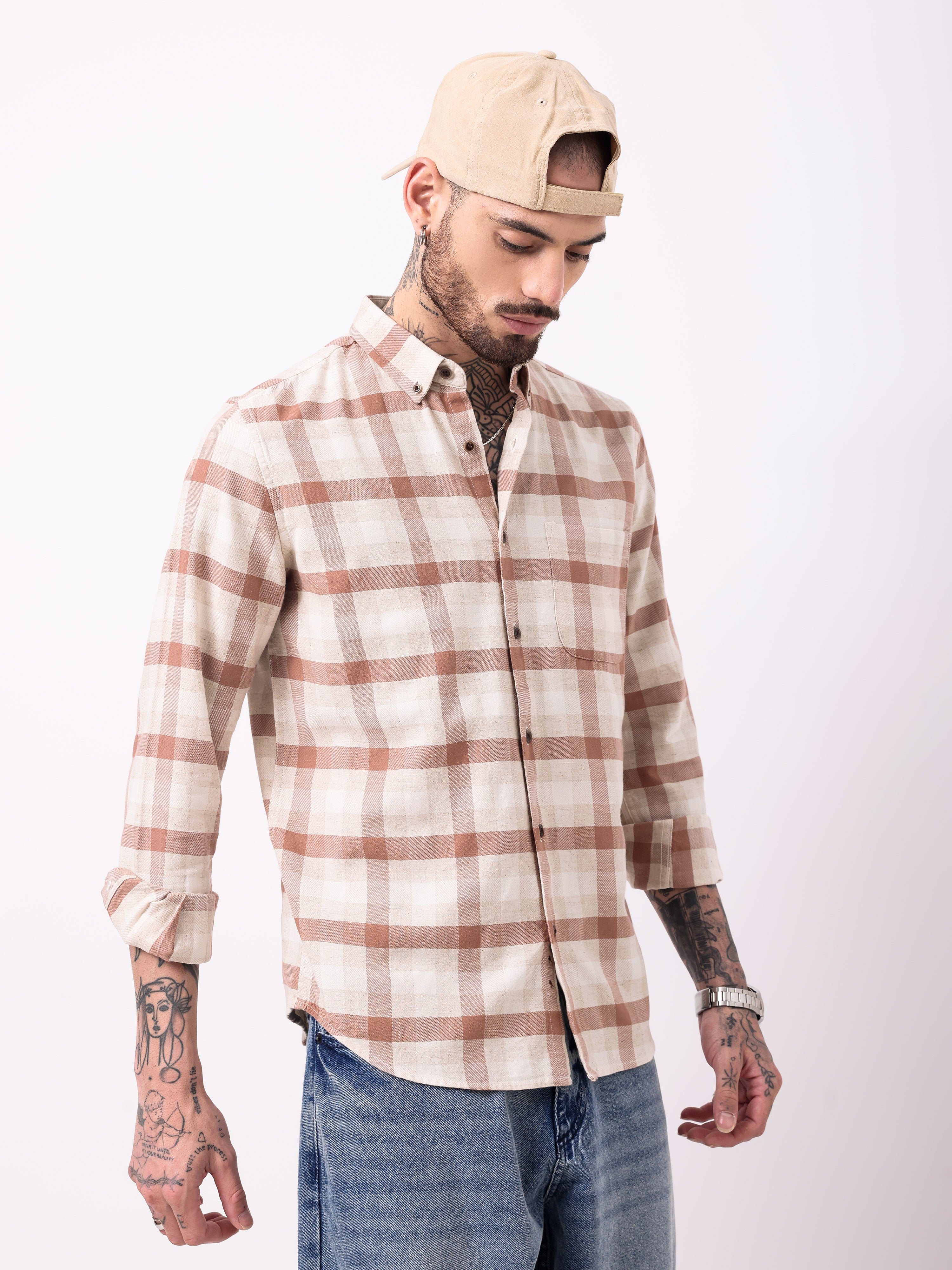 TWILL CHECKS SHIRT