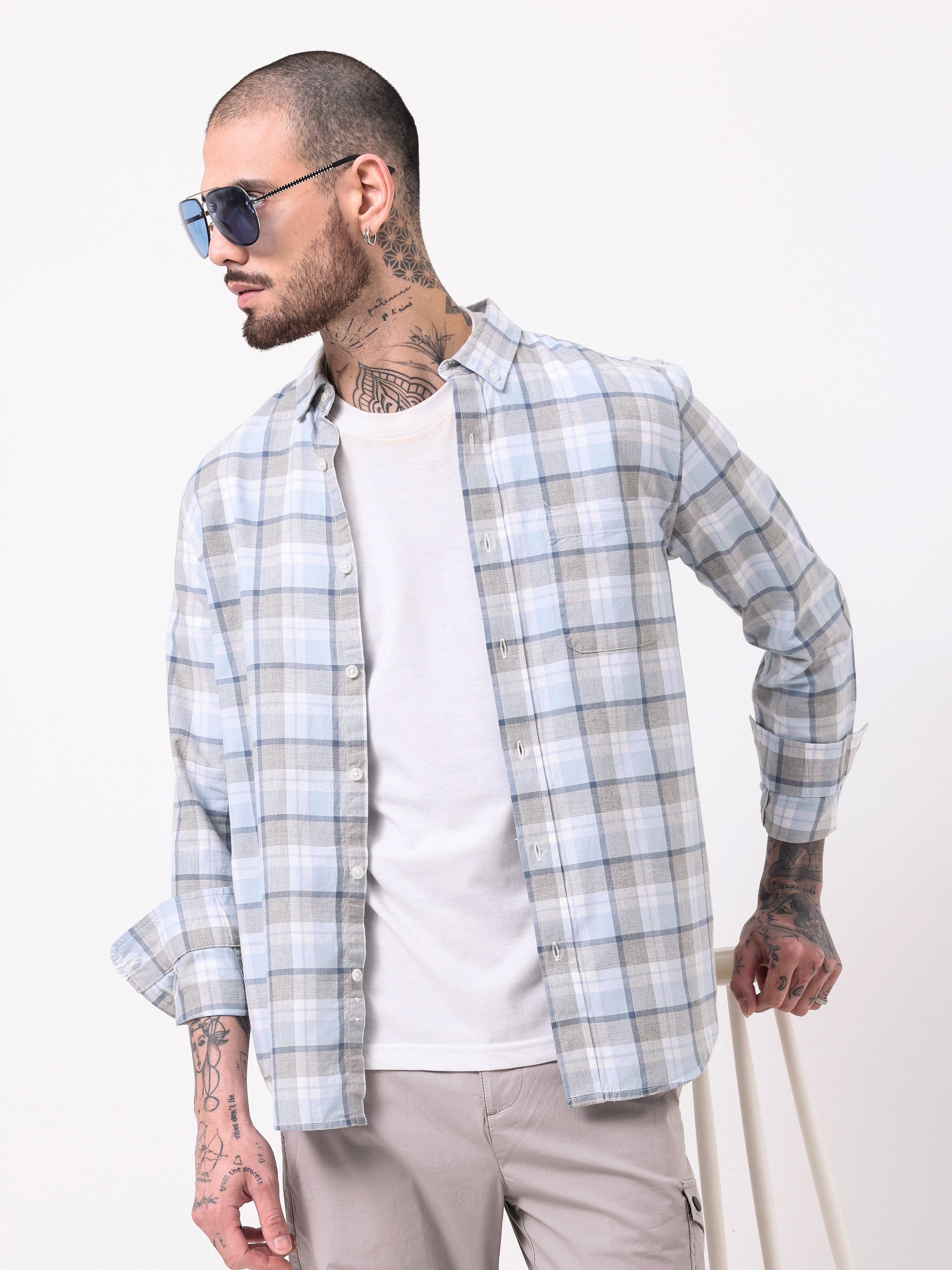 Men's Checks Shirt