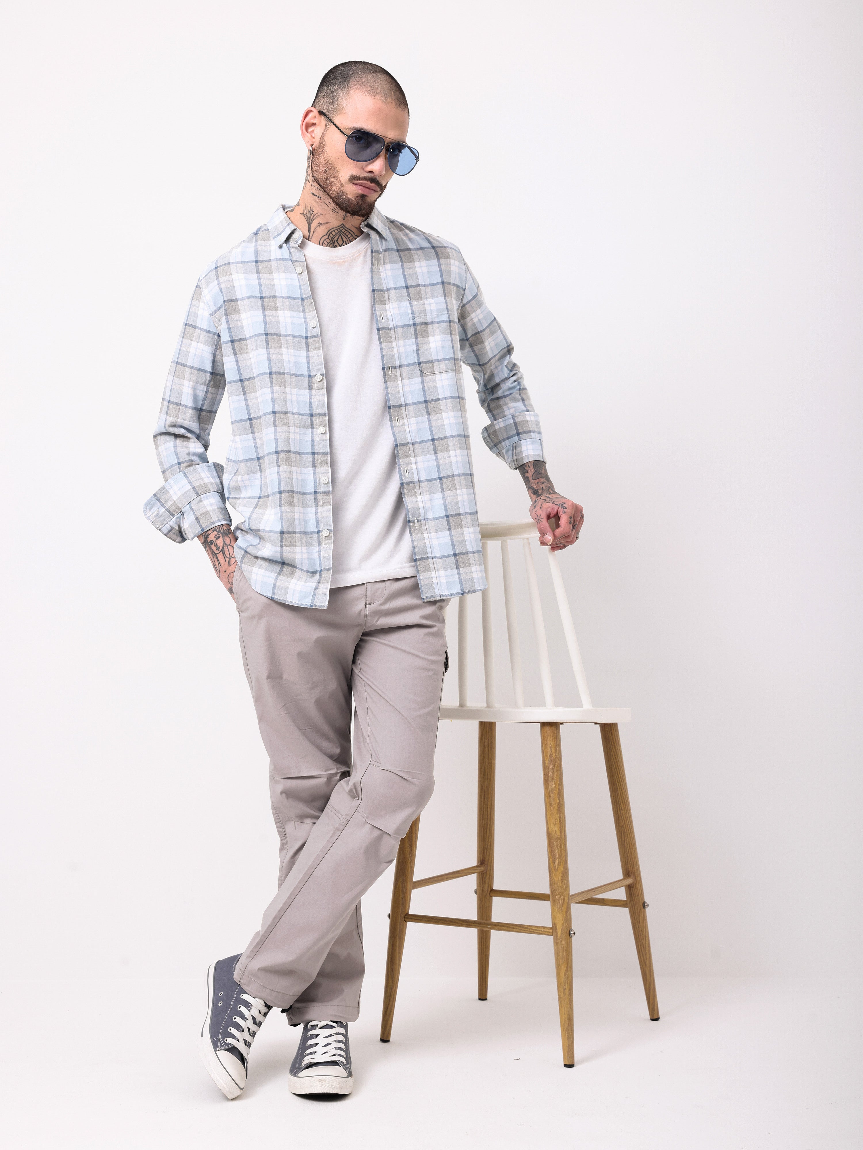 Men's Checks Shirt