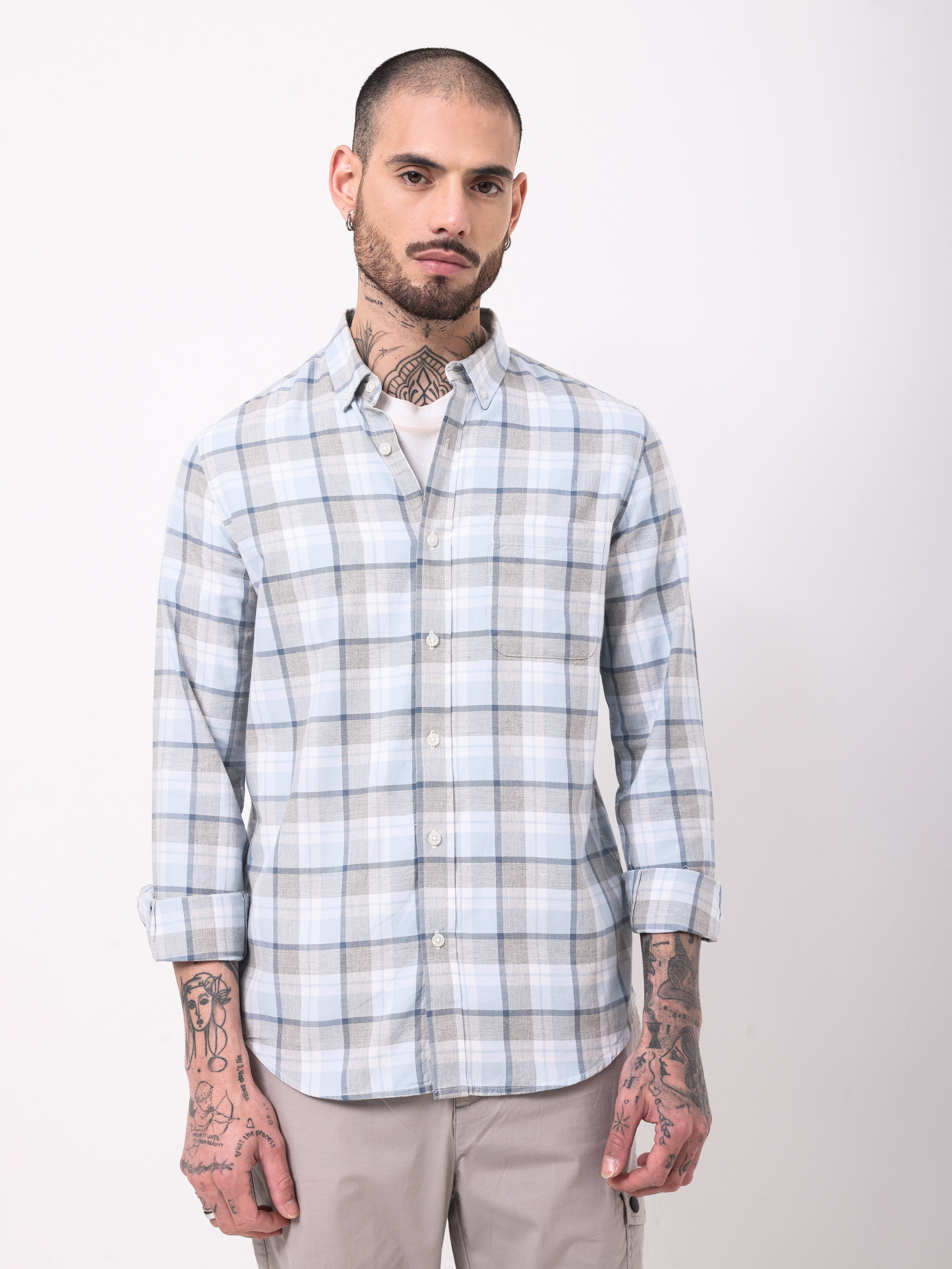 Men's Checks Shirt