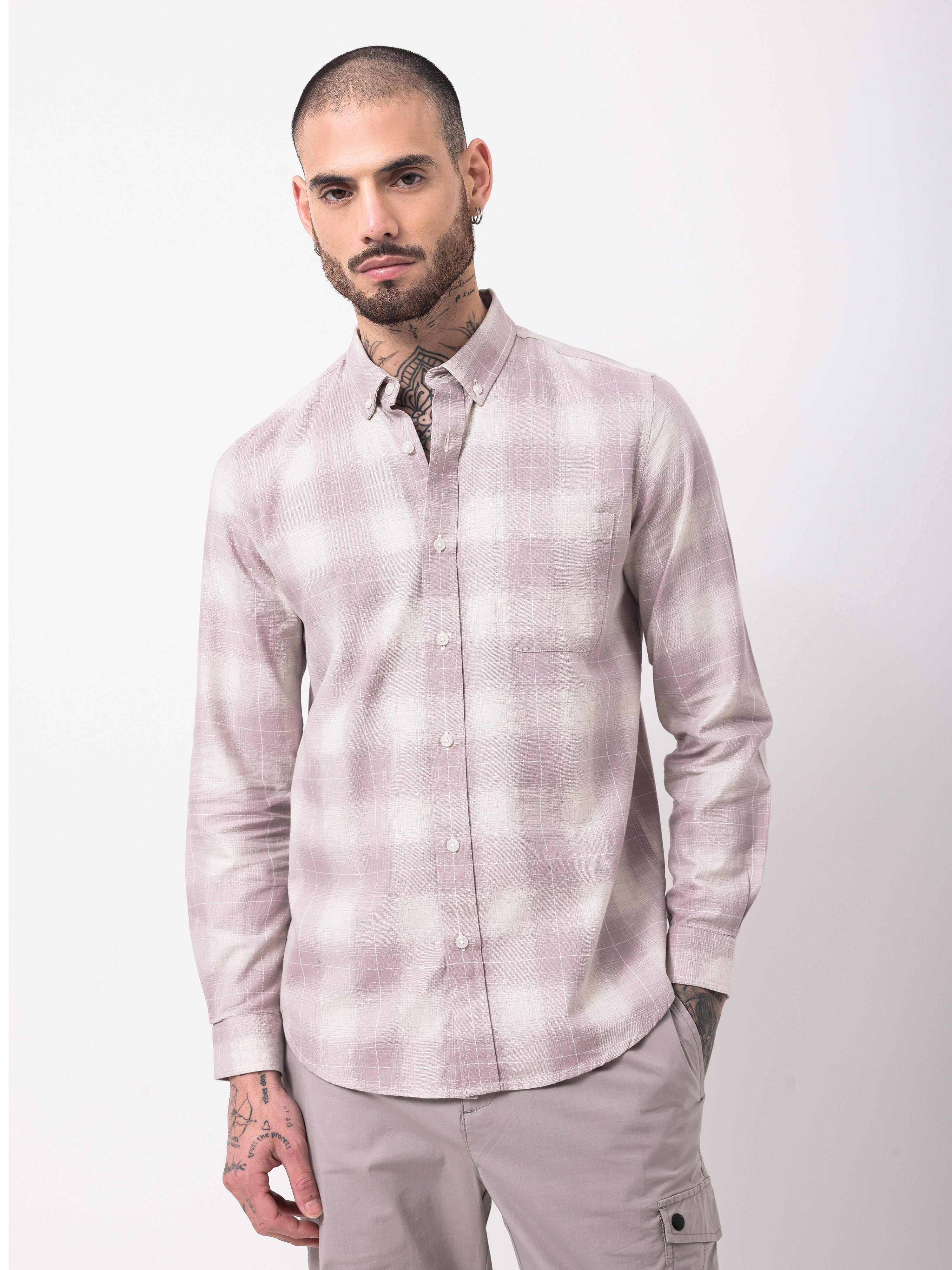 TWILL CHECKS SHIRT