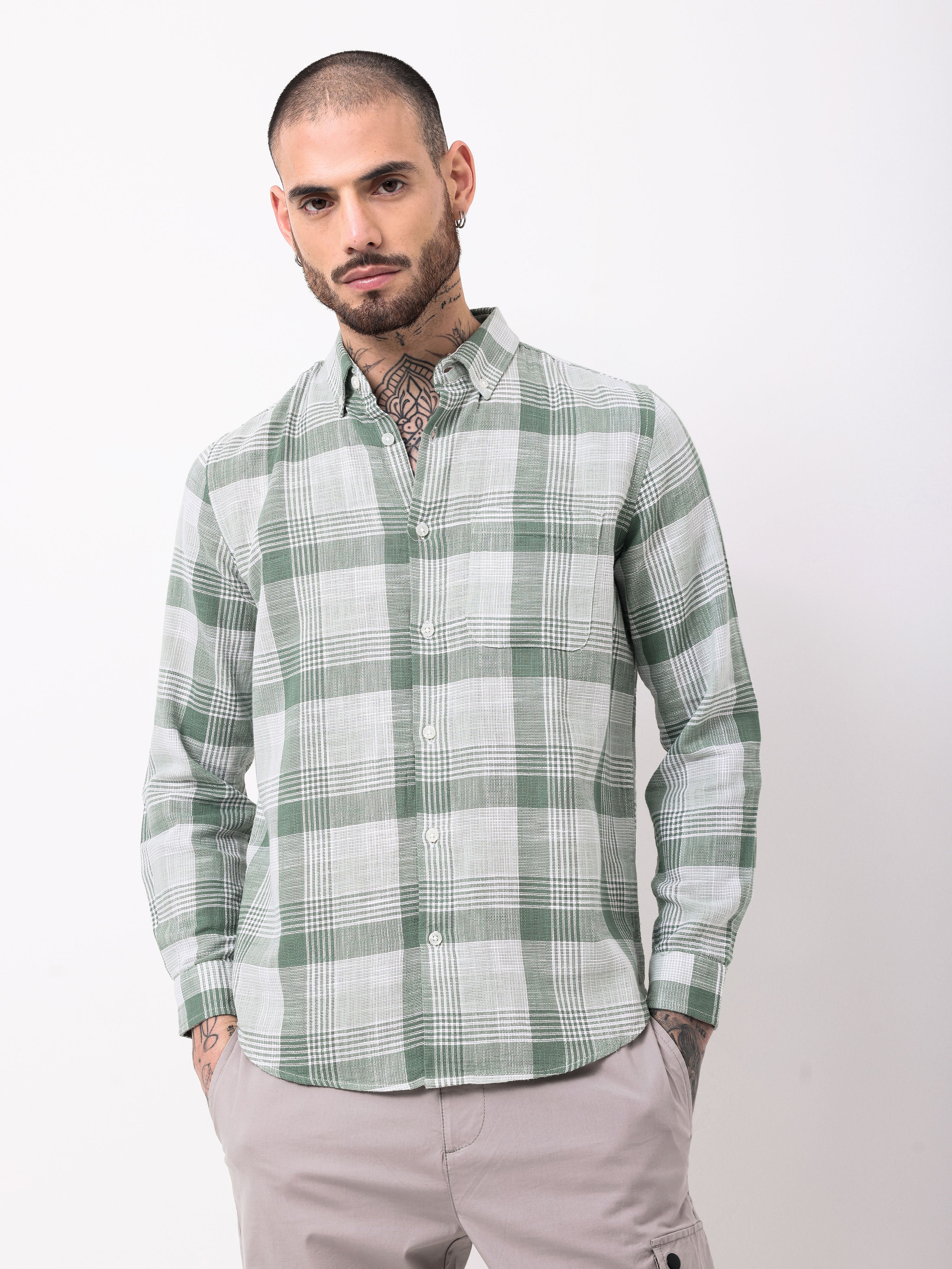 Men's Checks Shirt