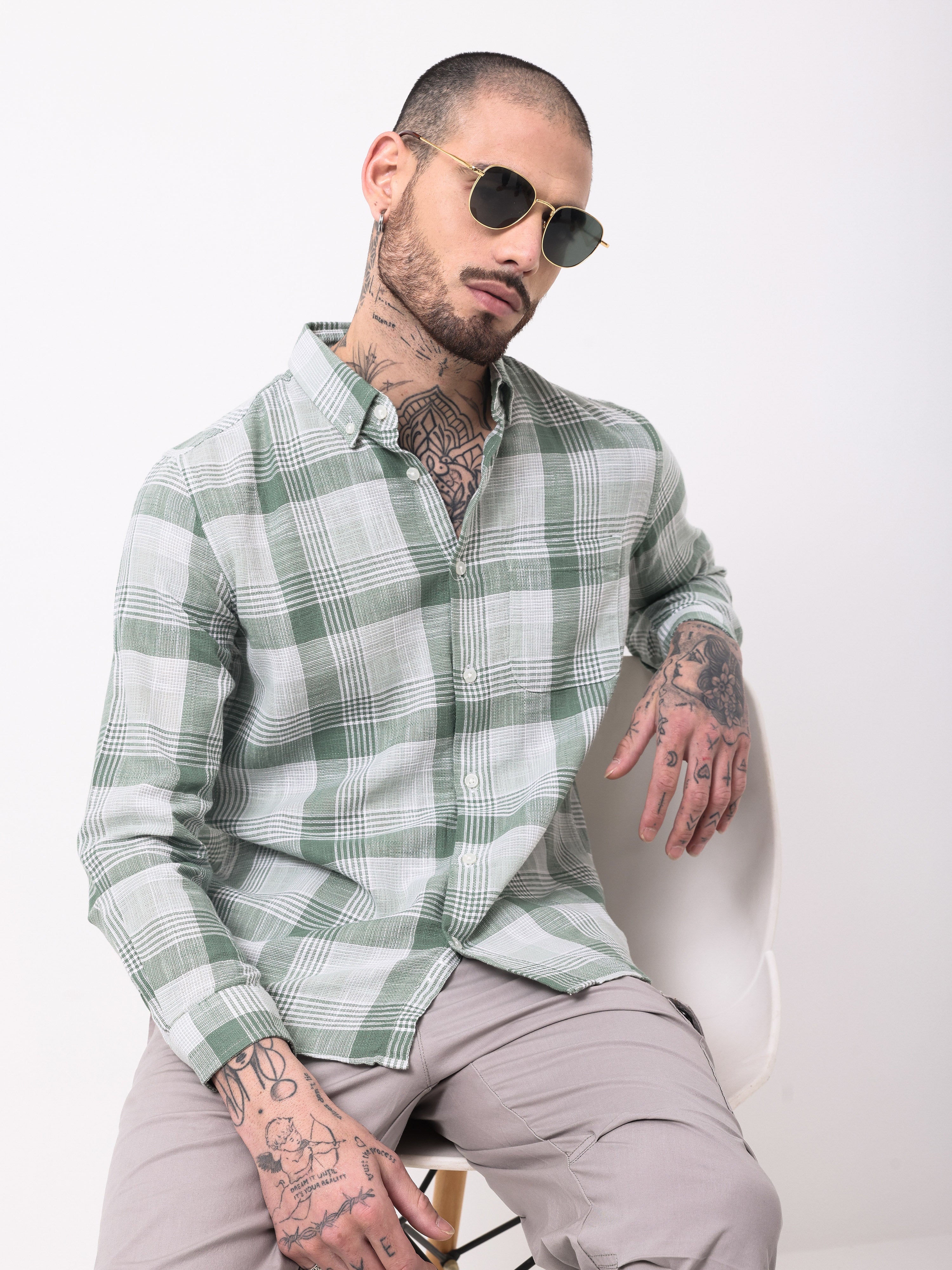 Men's Checks Shirt