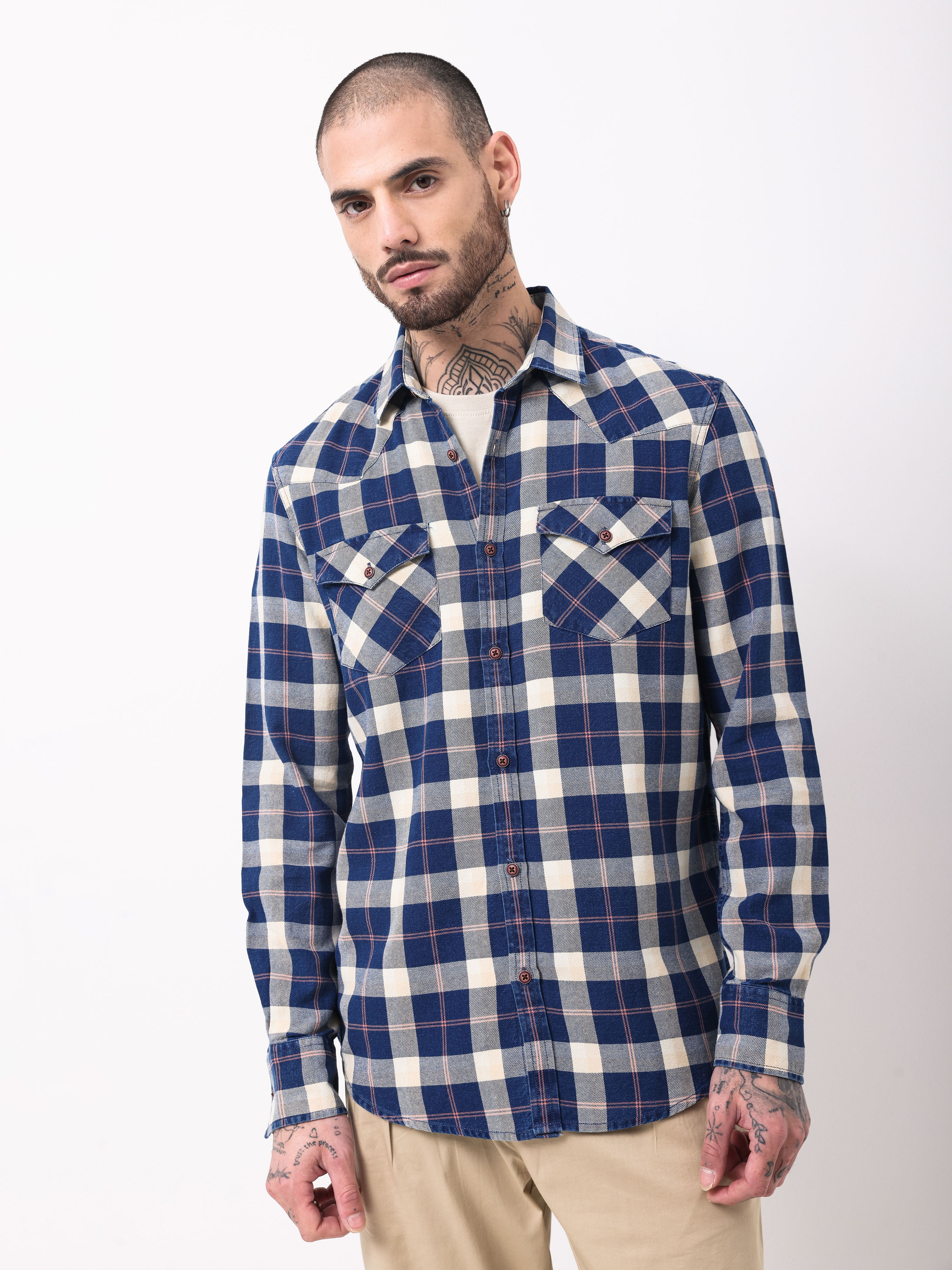 Men's Checks Shirt