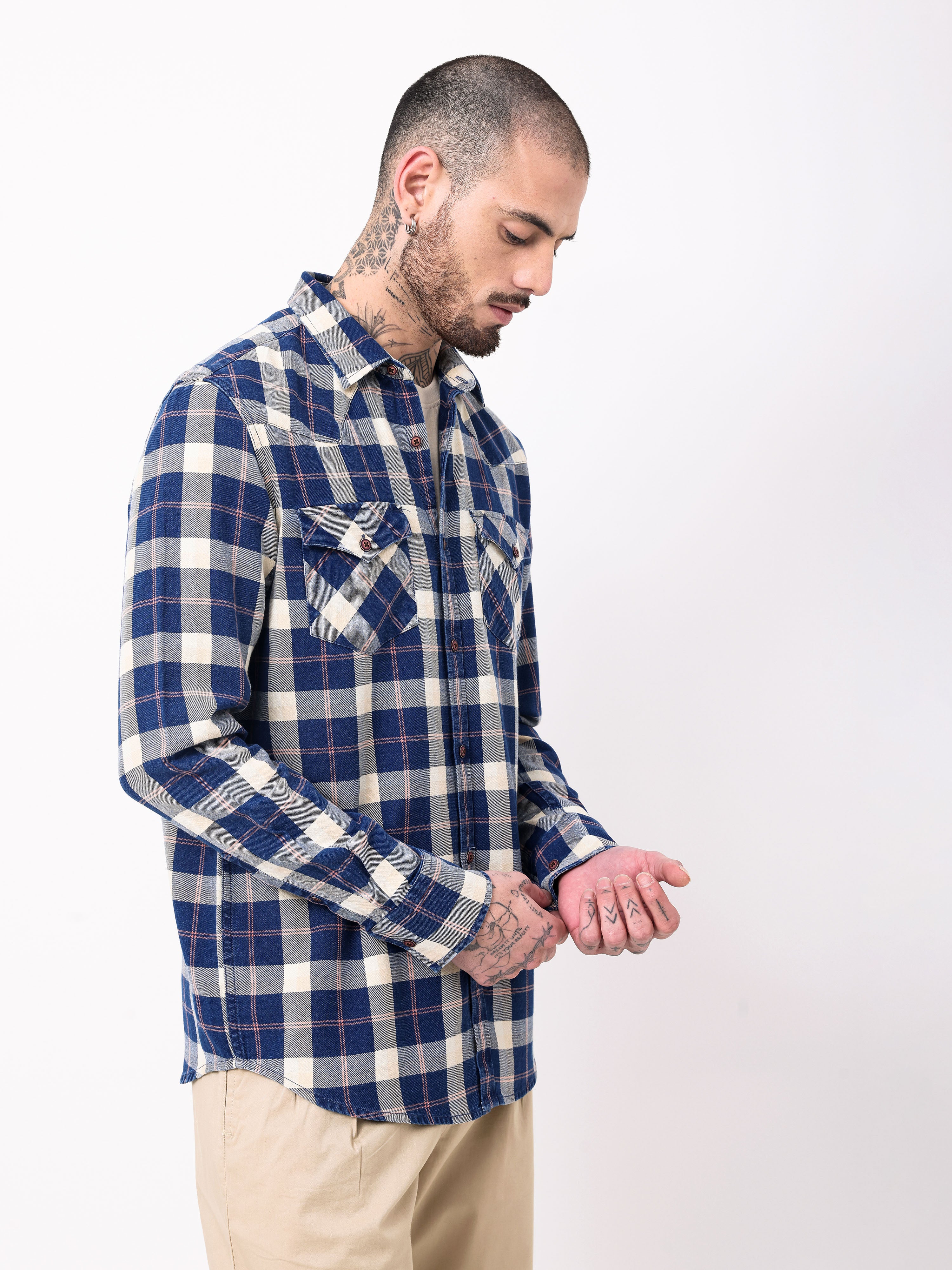 Men's Checks Shirt