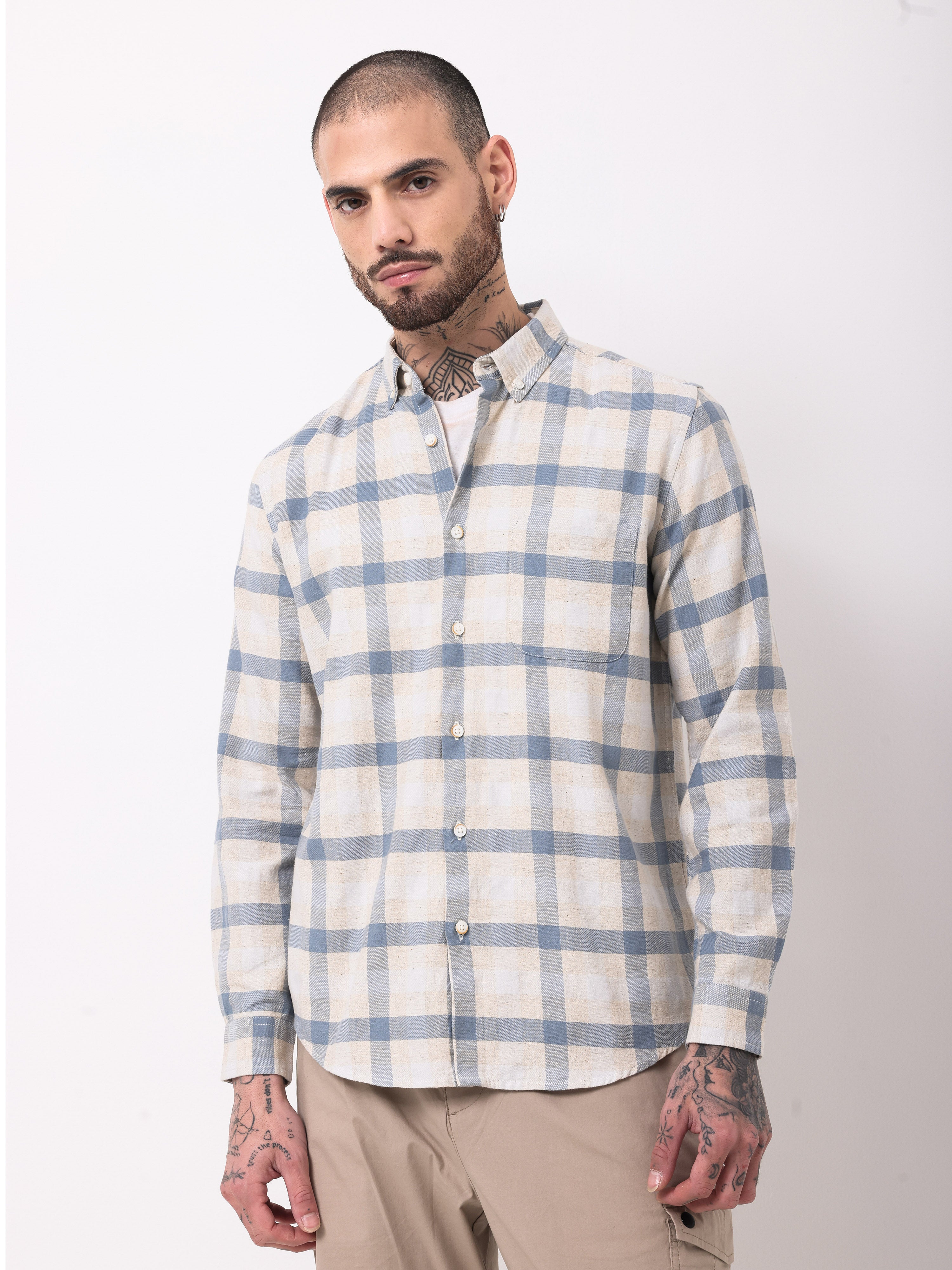 TWILL CHECKS SHIRT