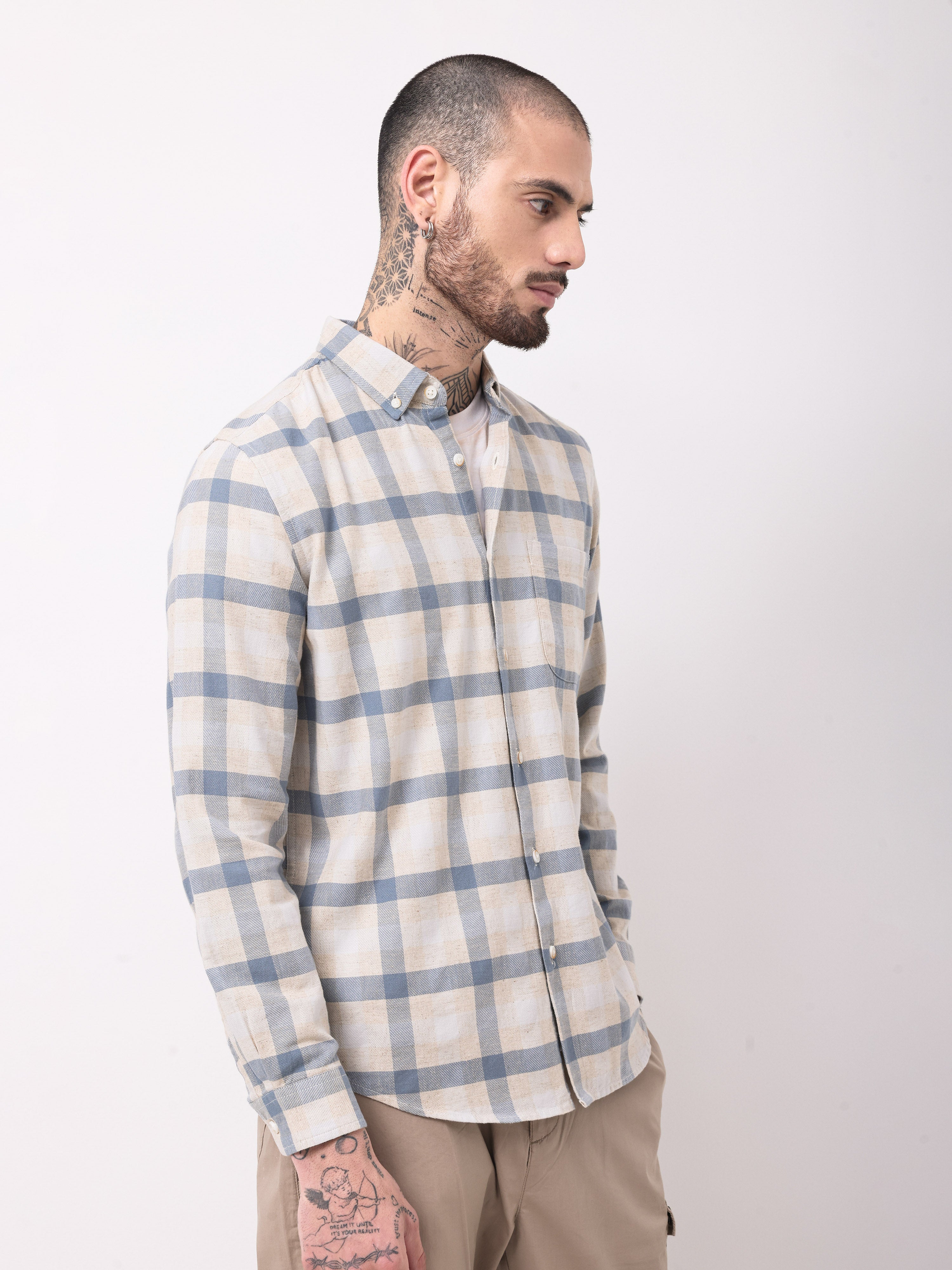 Men's Checks Shirt
