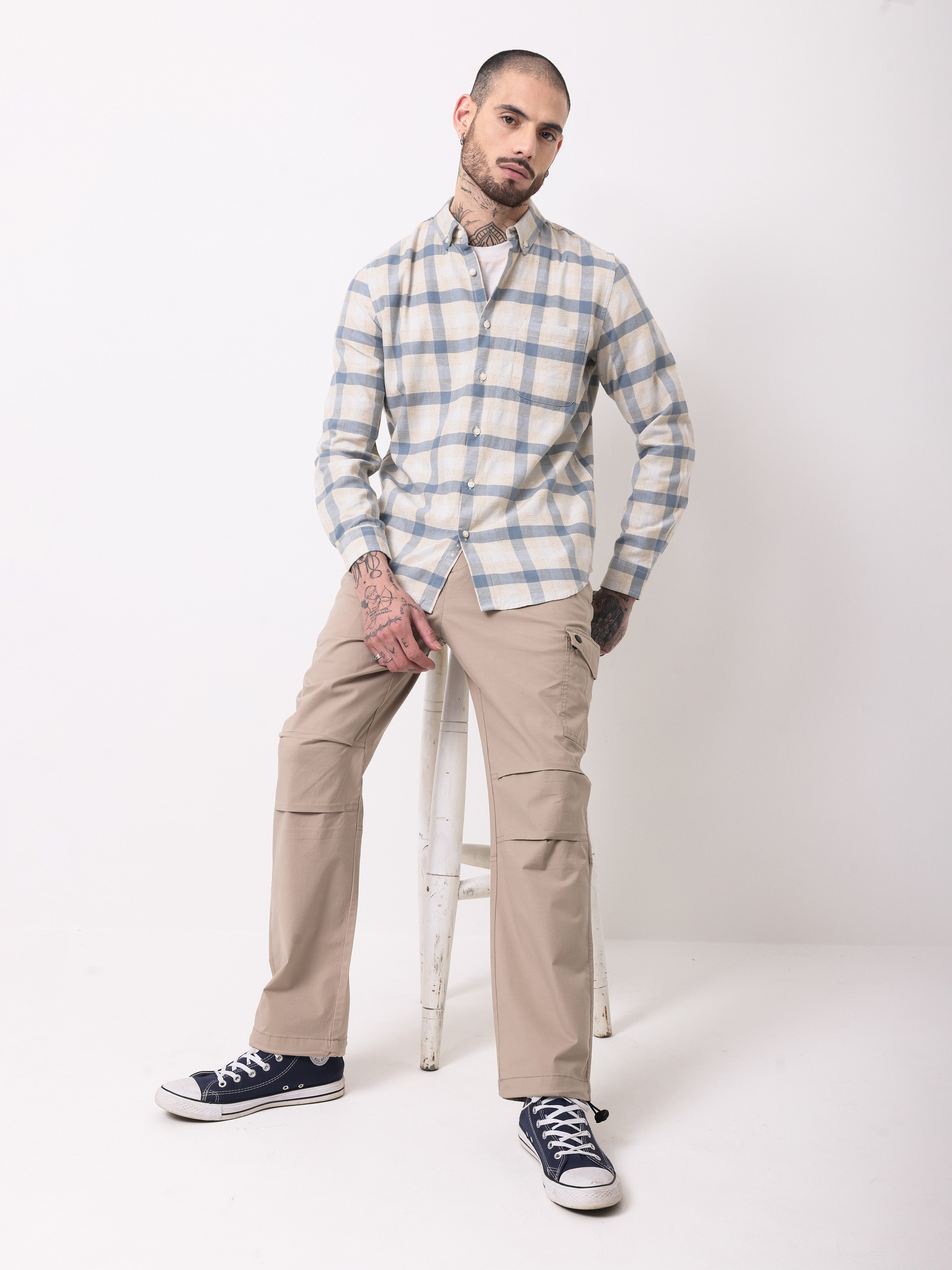 Men's Checks Shirt