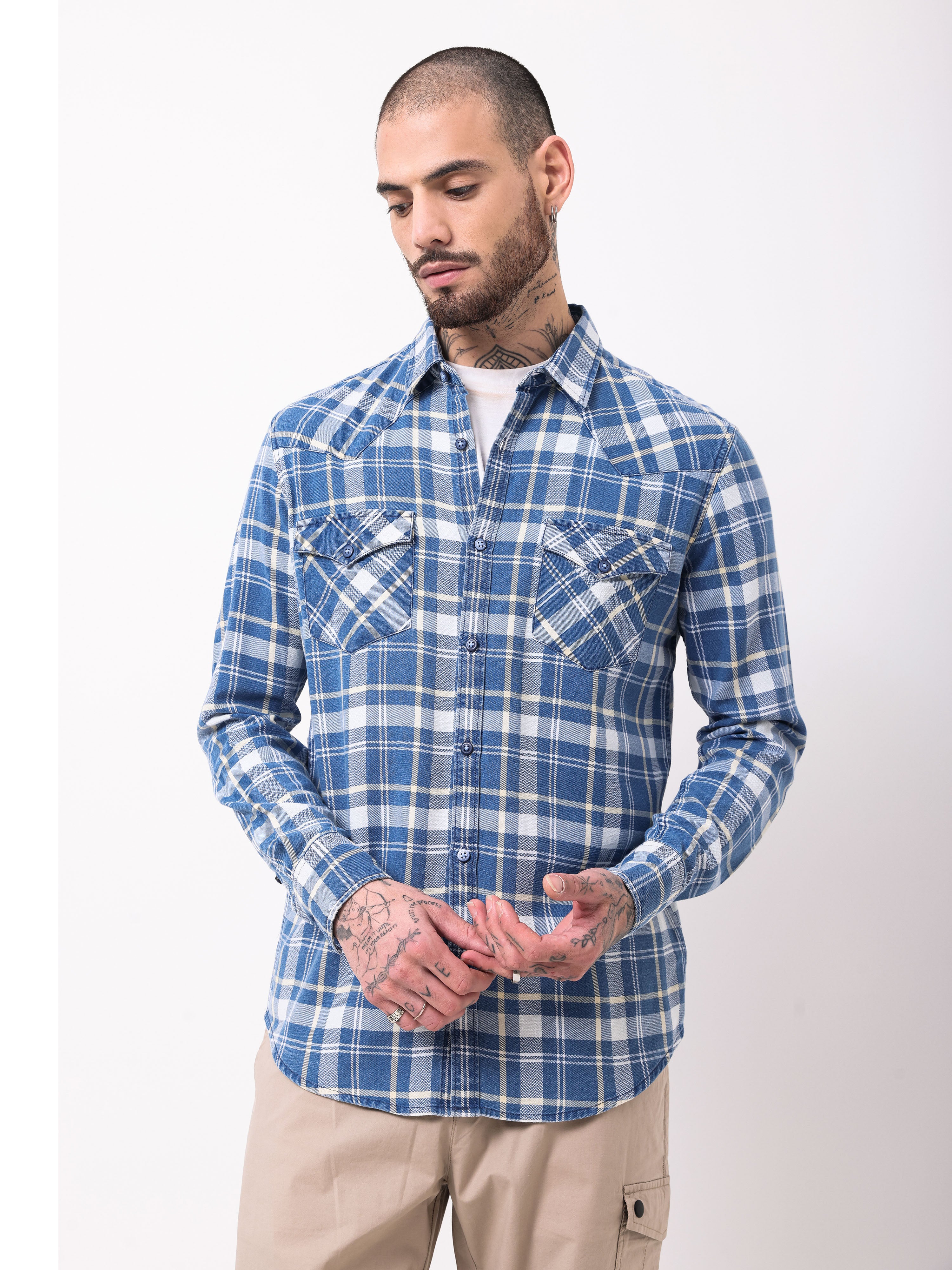 Men's Checks Shirt