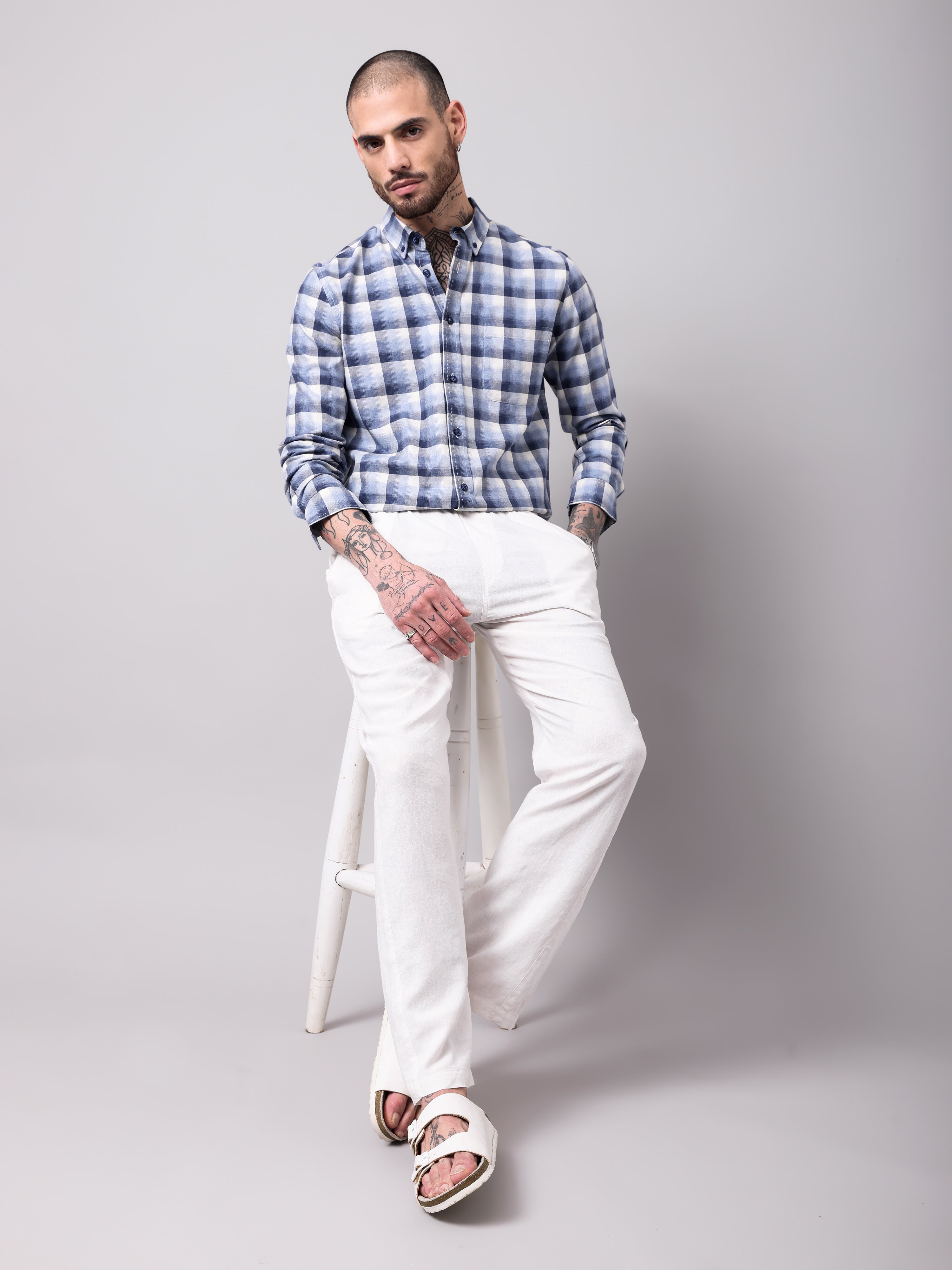 Men's Checks Shirt