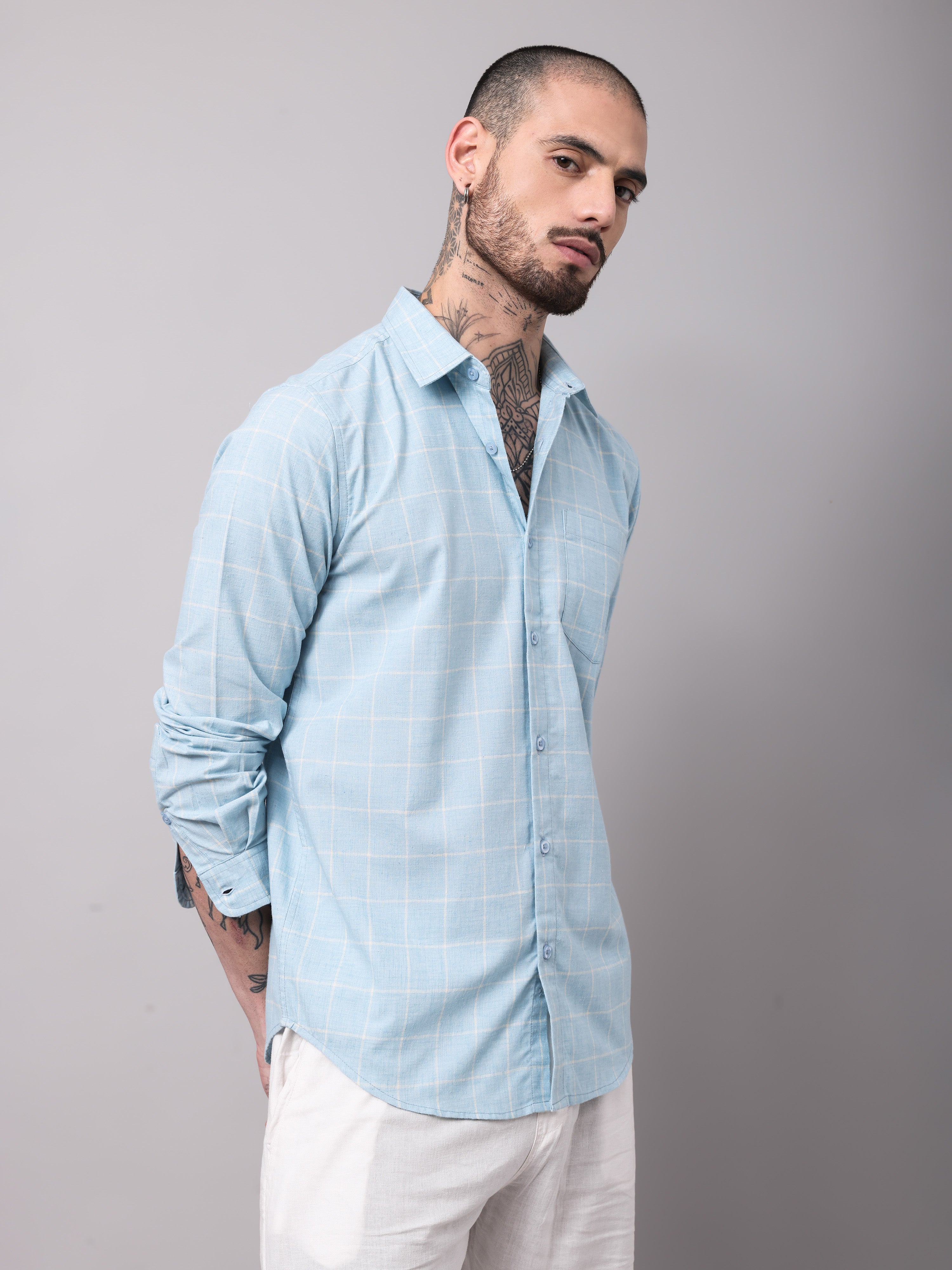 Men's Checks Shirt