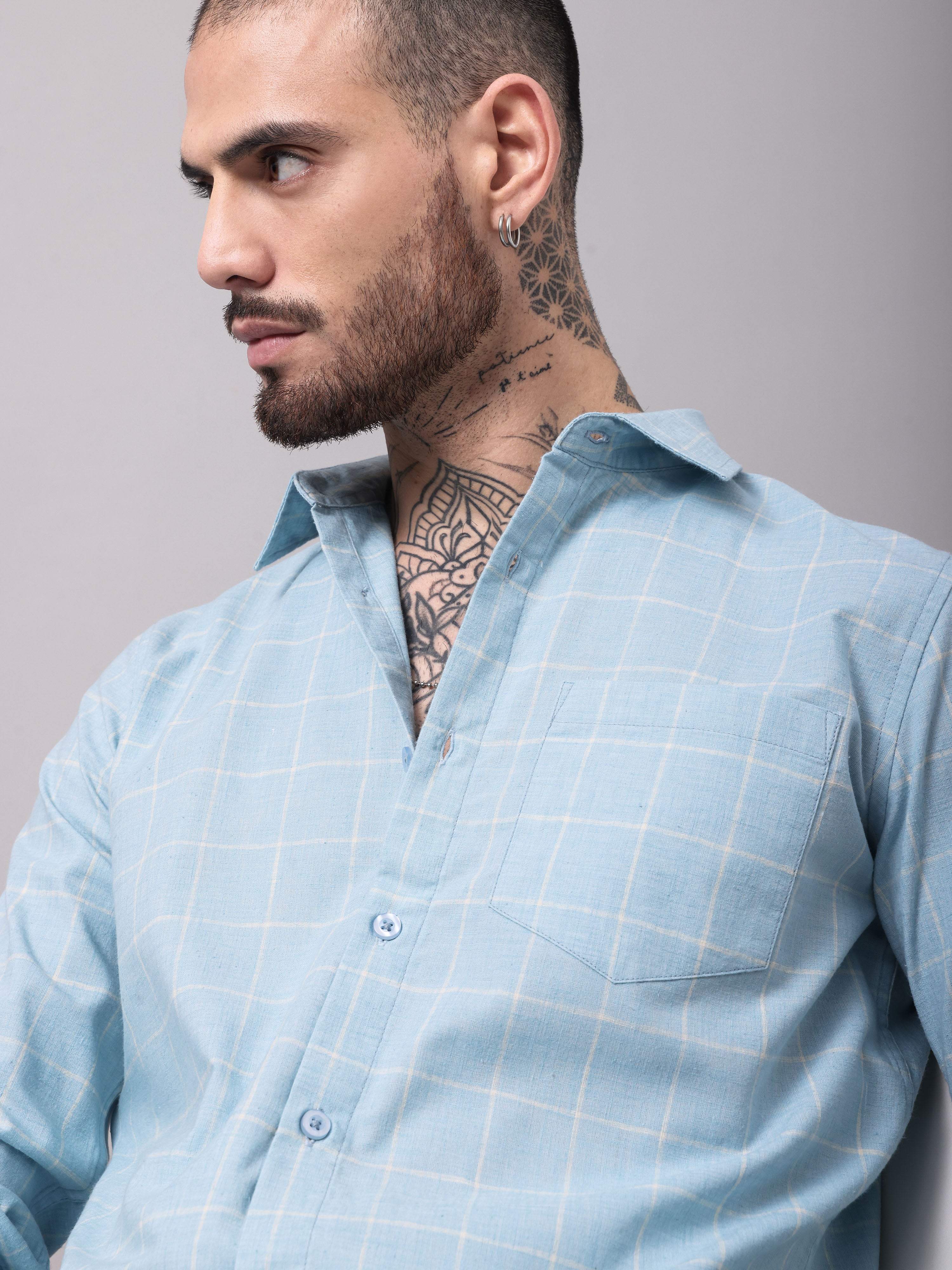 Men's Checks Shirt