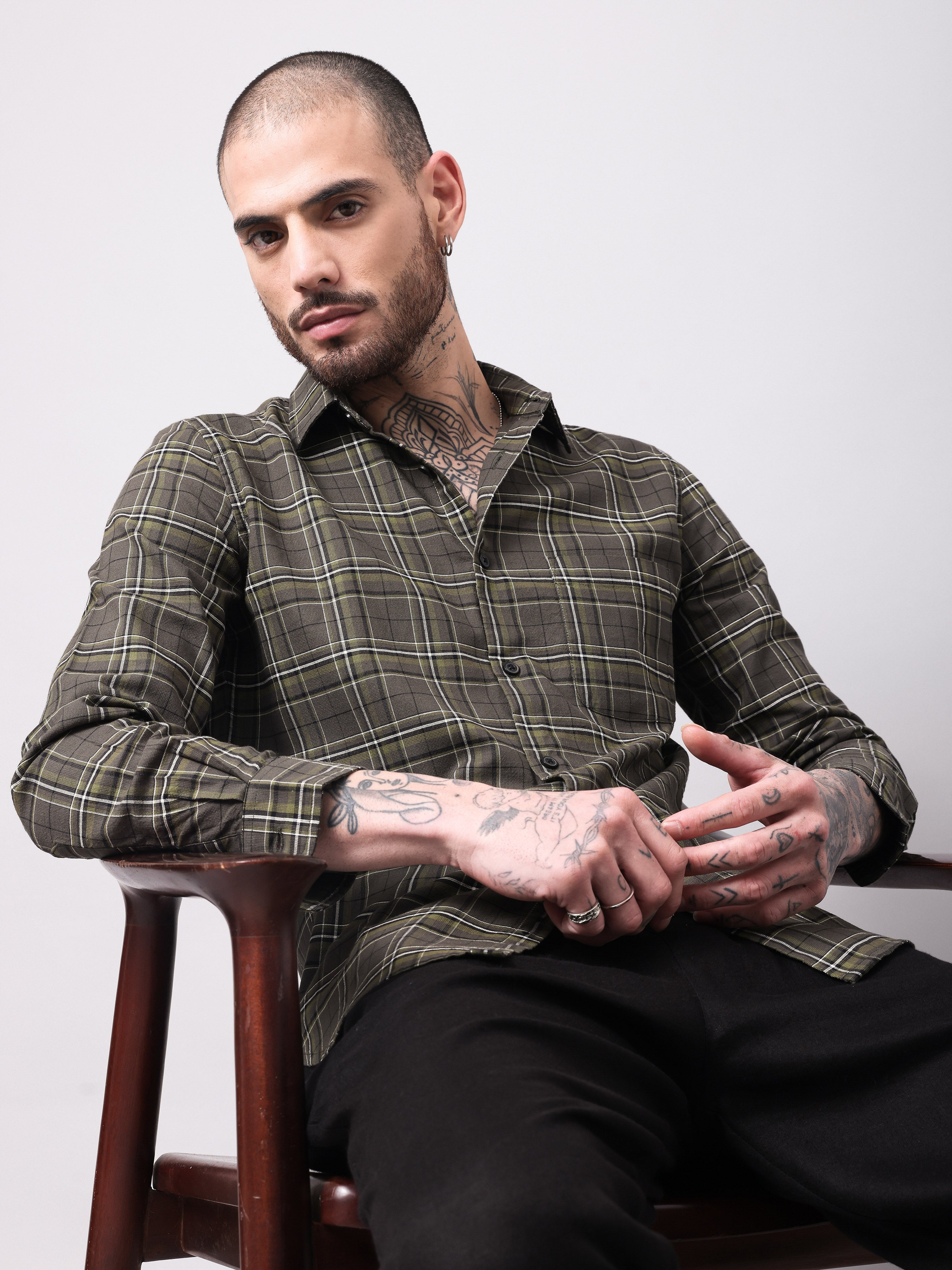 Men's Checks Shirt