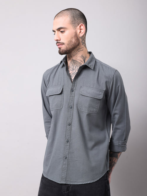 REACTIVE DYE REGULAR FIT SHIRT