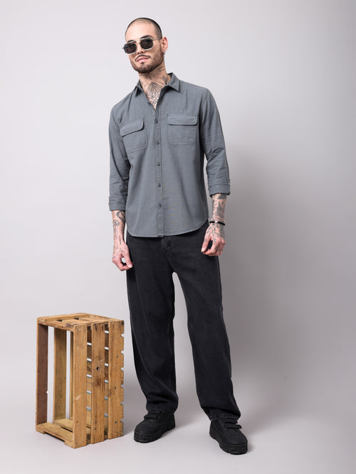 REACTIVE DYE REGULAR FIT SHIRT