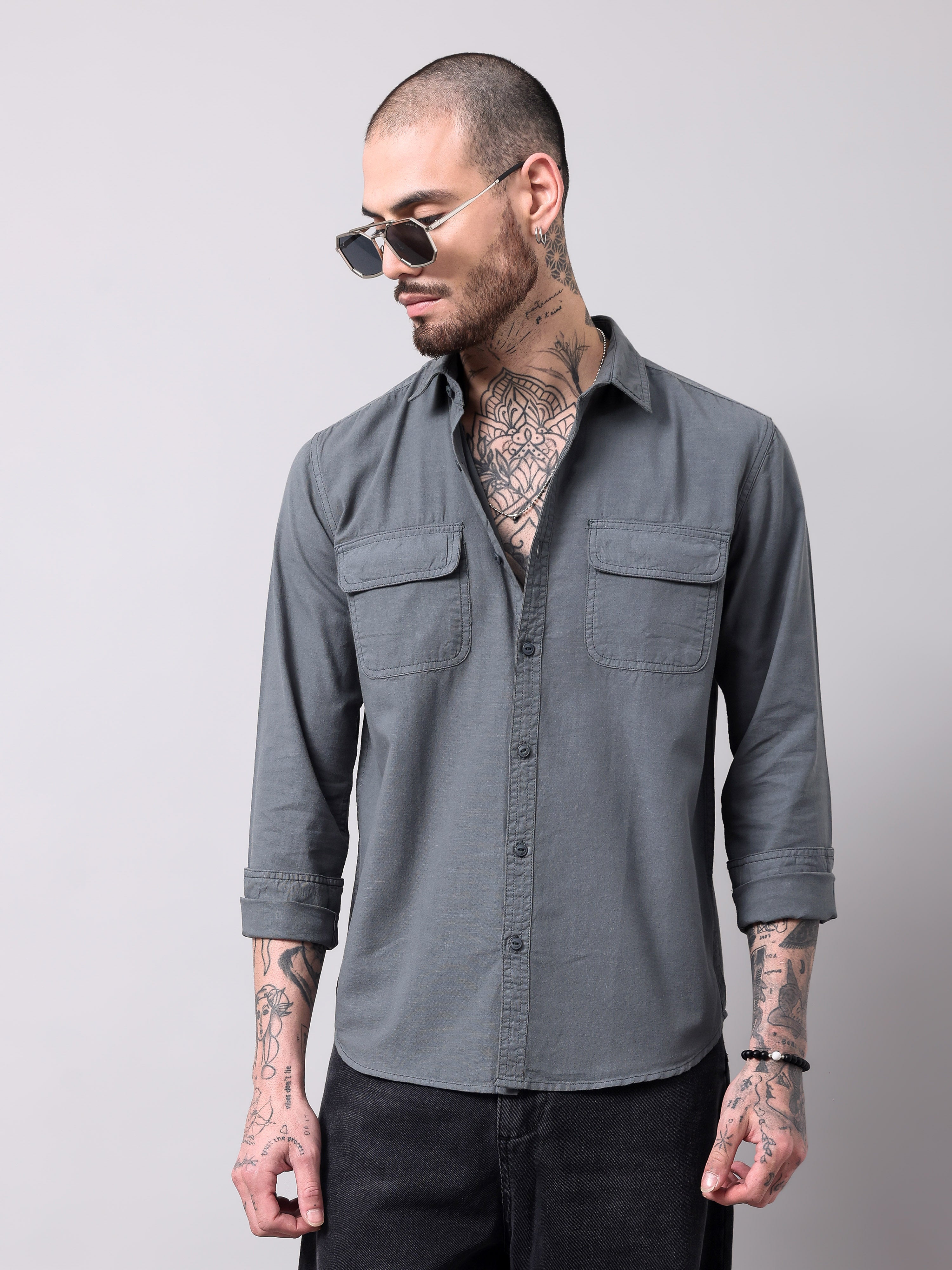 REACTIVE DYE REGULAR FIT SHIRT