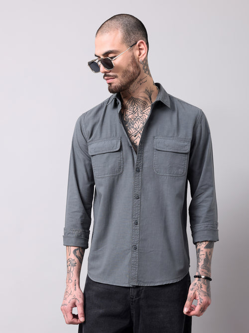 REACTIVE DYE REGULAR FIT SHIRT
