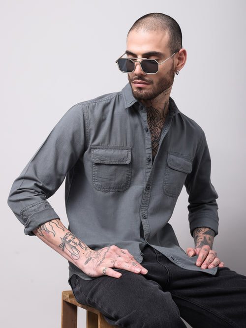 REACTIVE DYE REGULAR FIT SHIRT