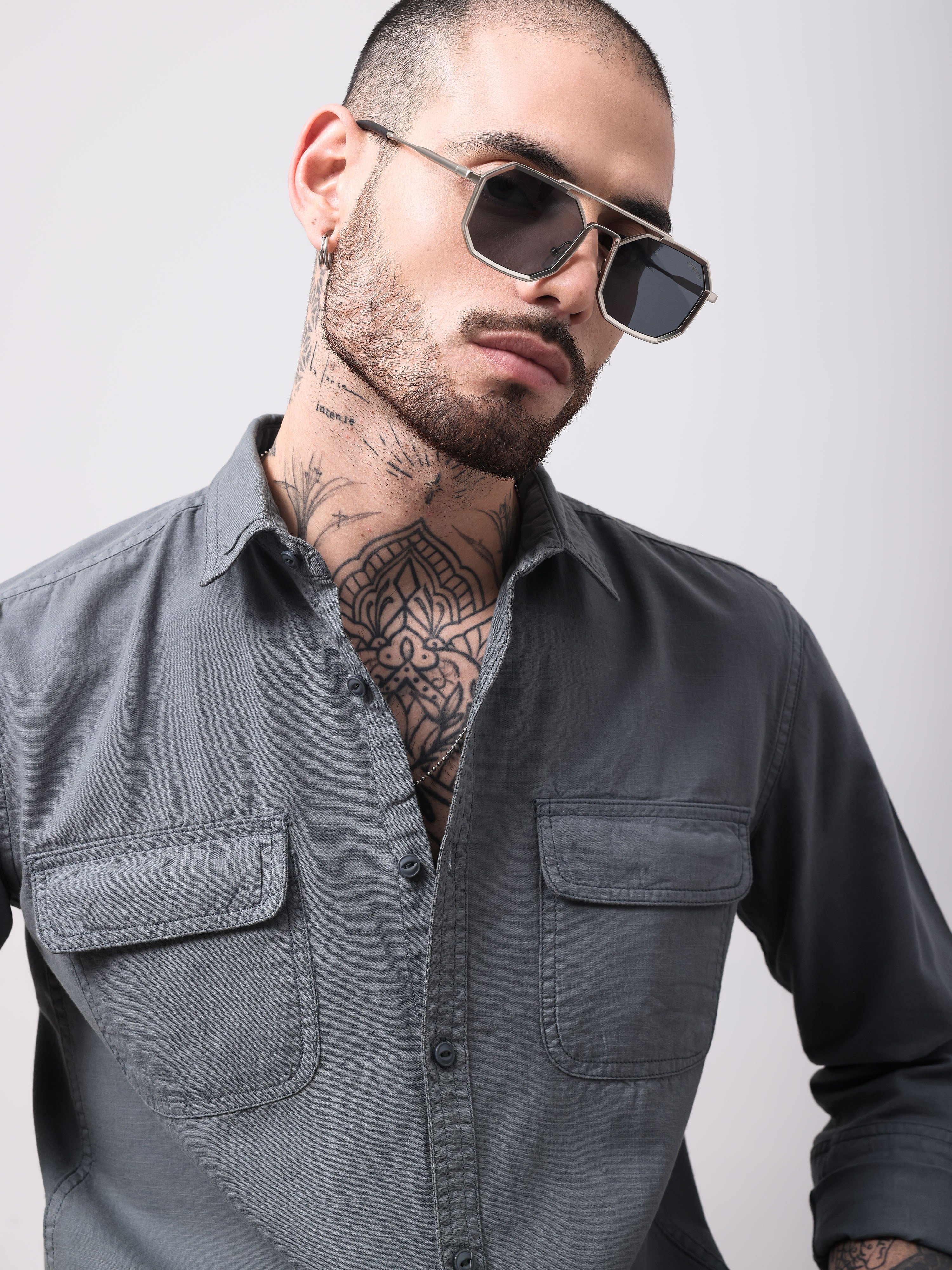 REACTIVE DYE REGULAR FIT SHIRT