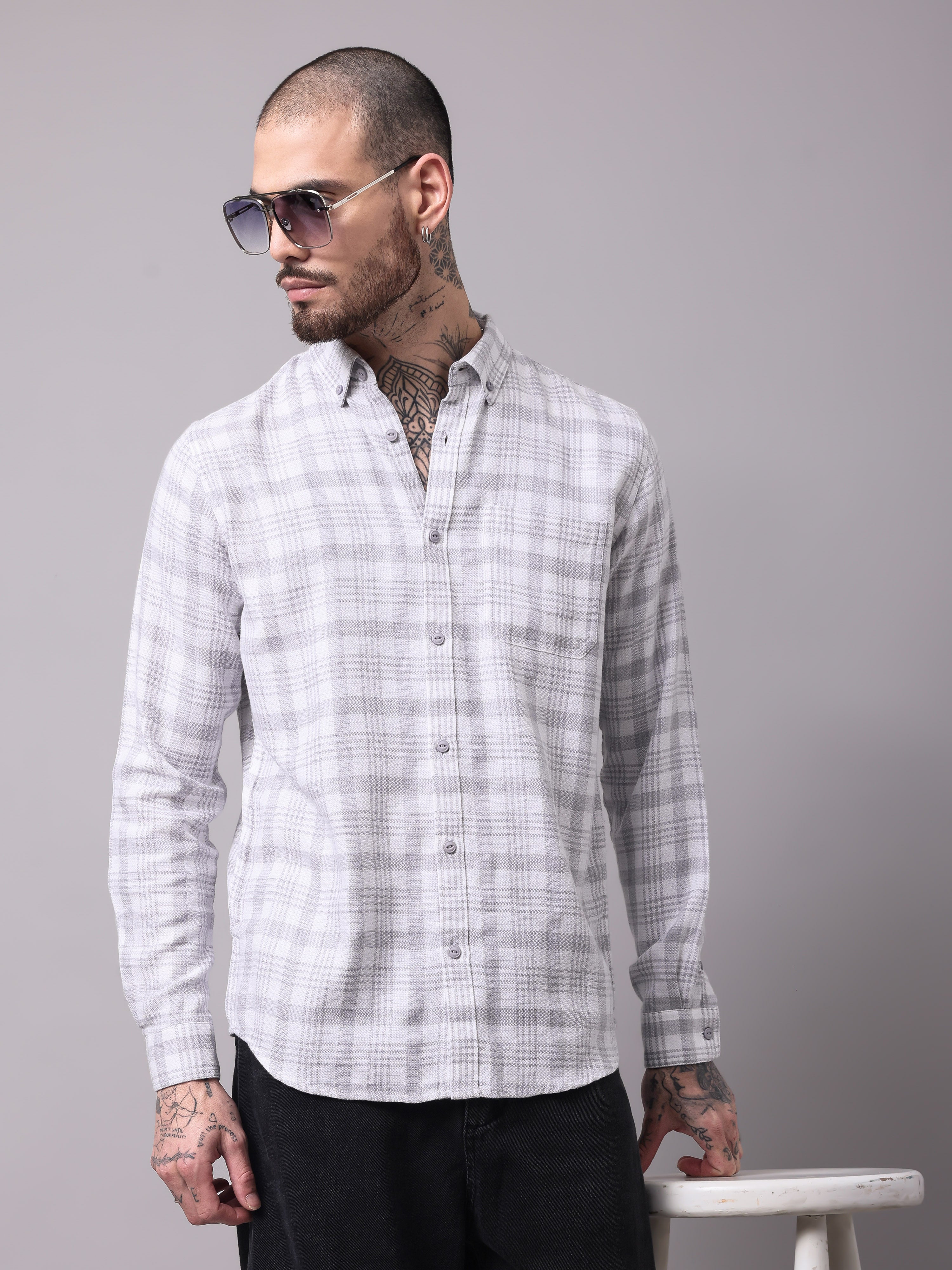 Men's Checks Shirt