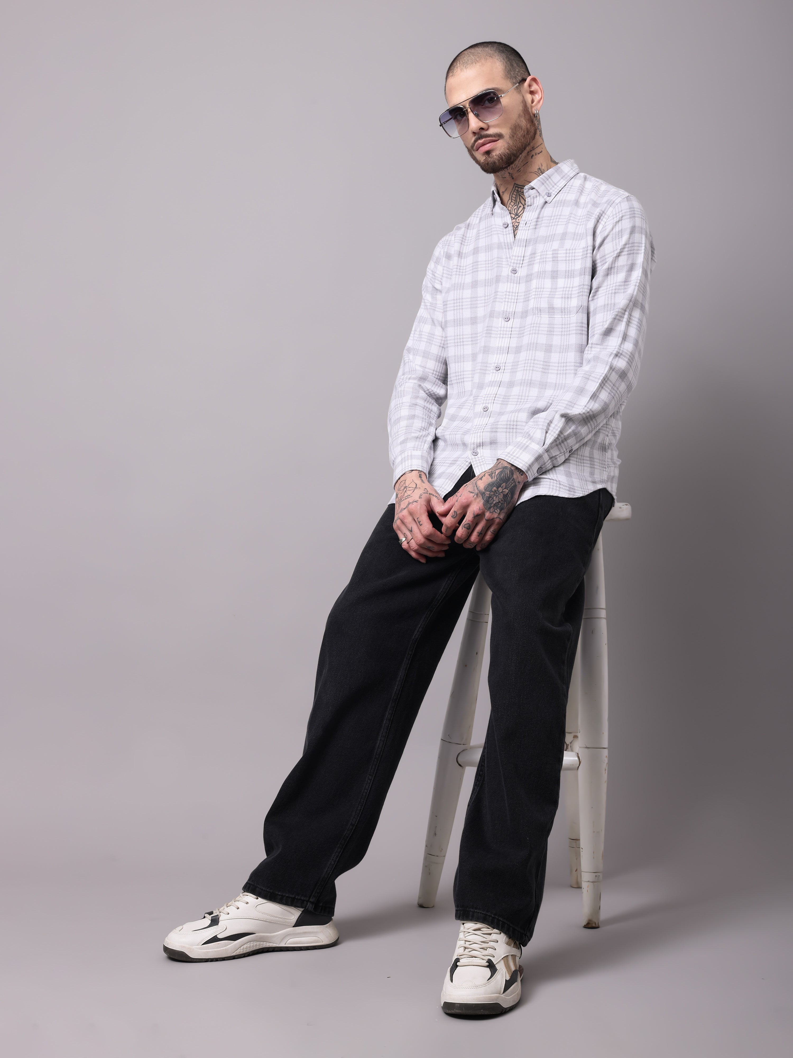Men's Checks Shirt