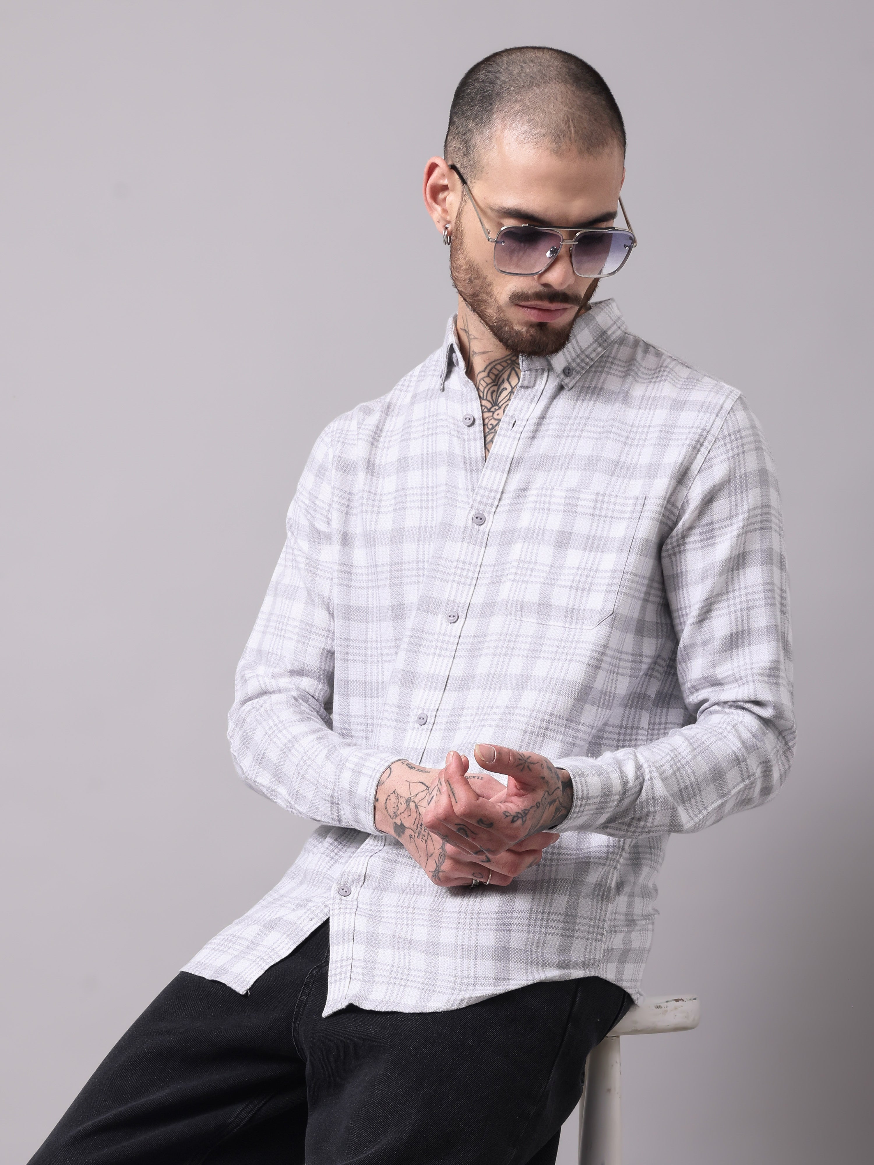 Men's Checks Shirt