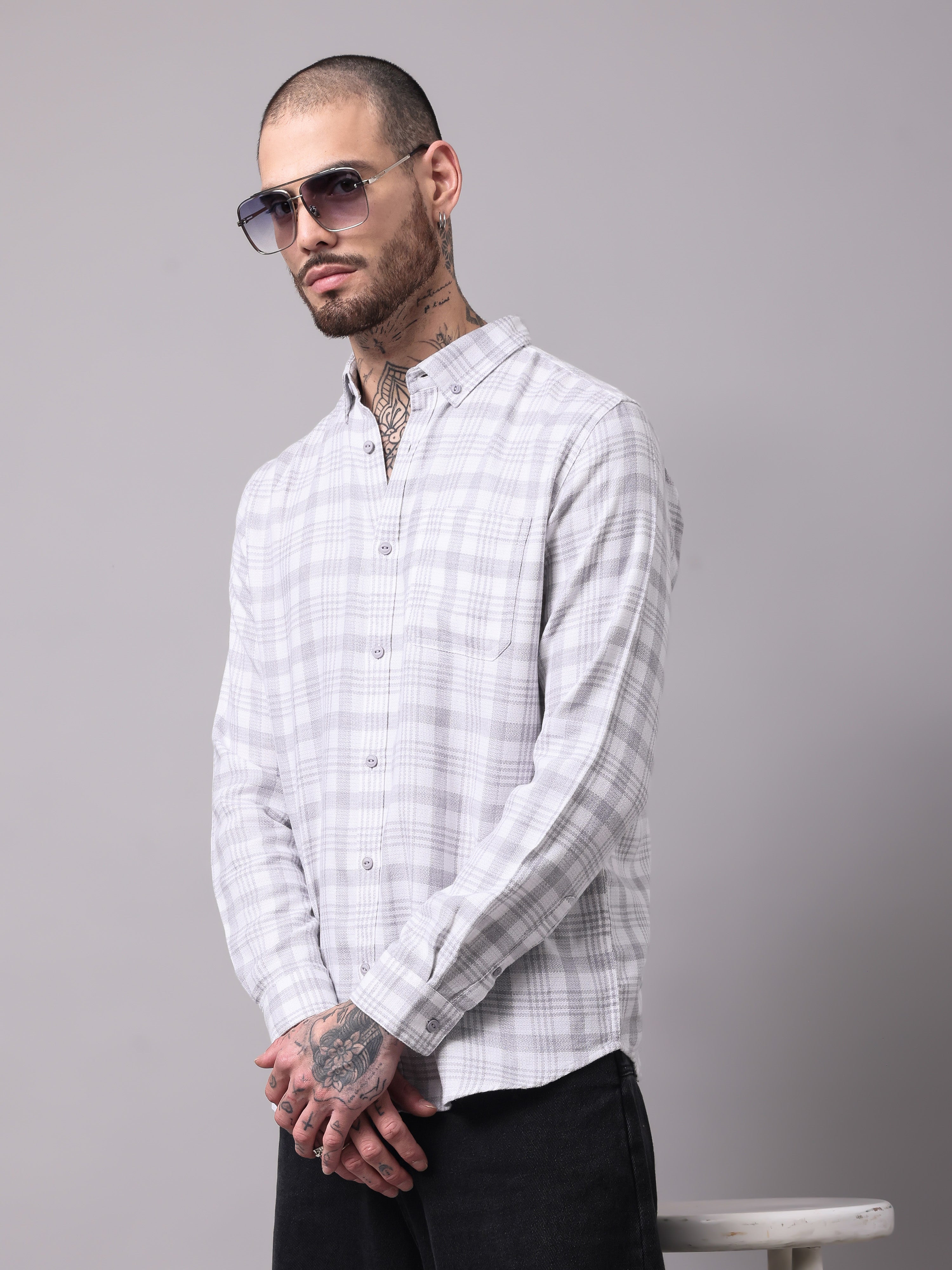 Men's Checks Shirt