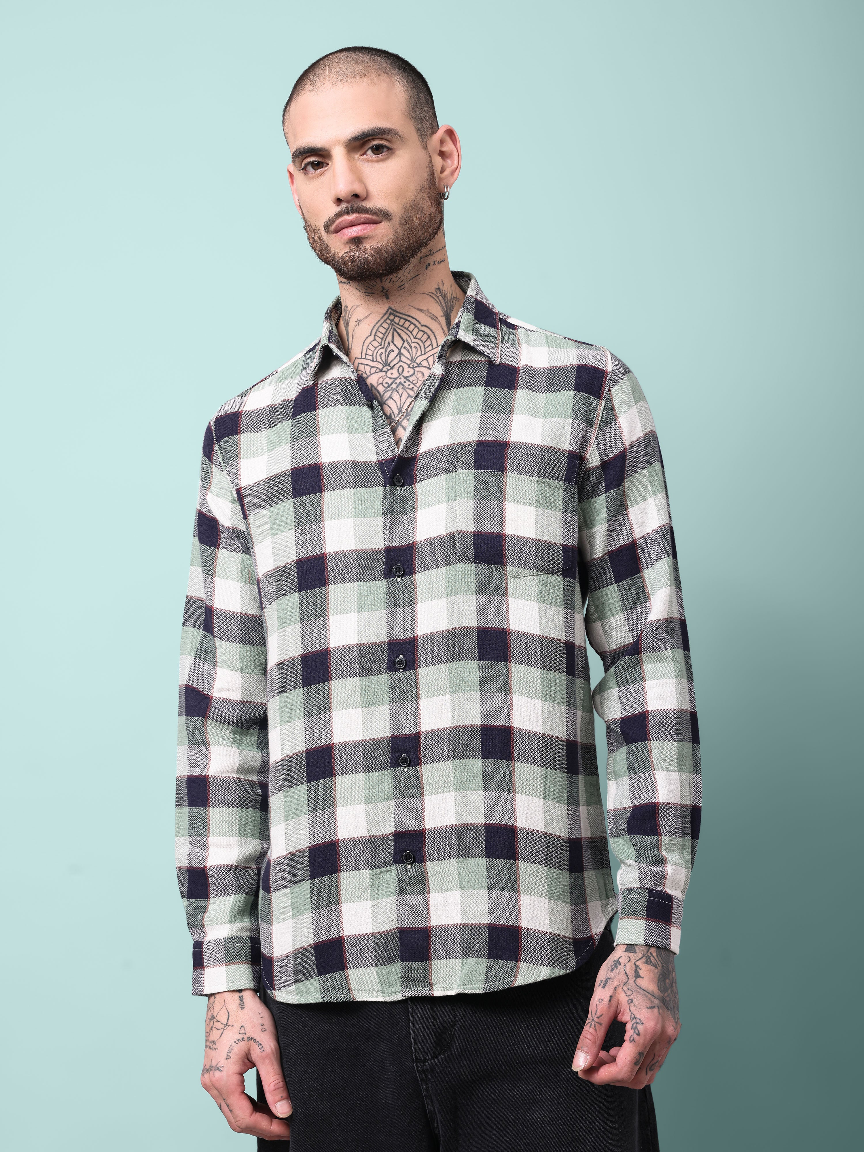 Men's Checks Shirt