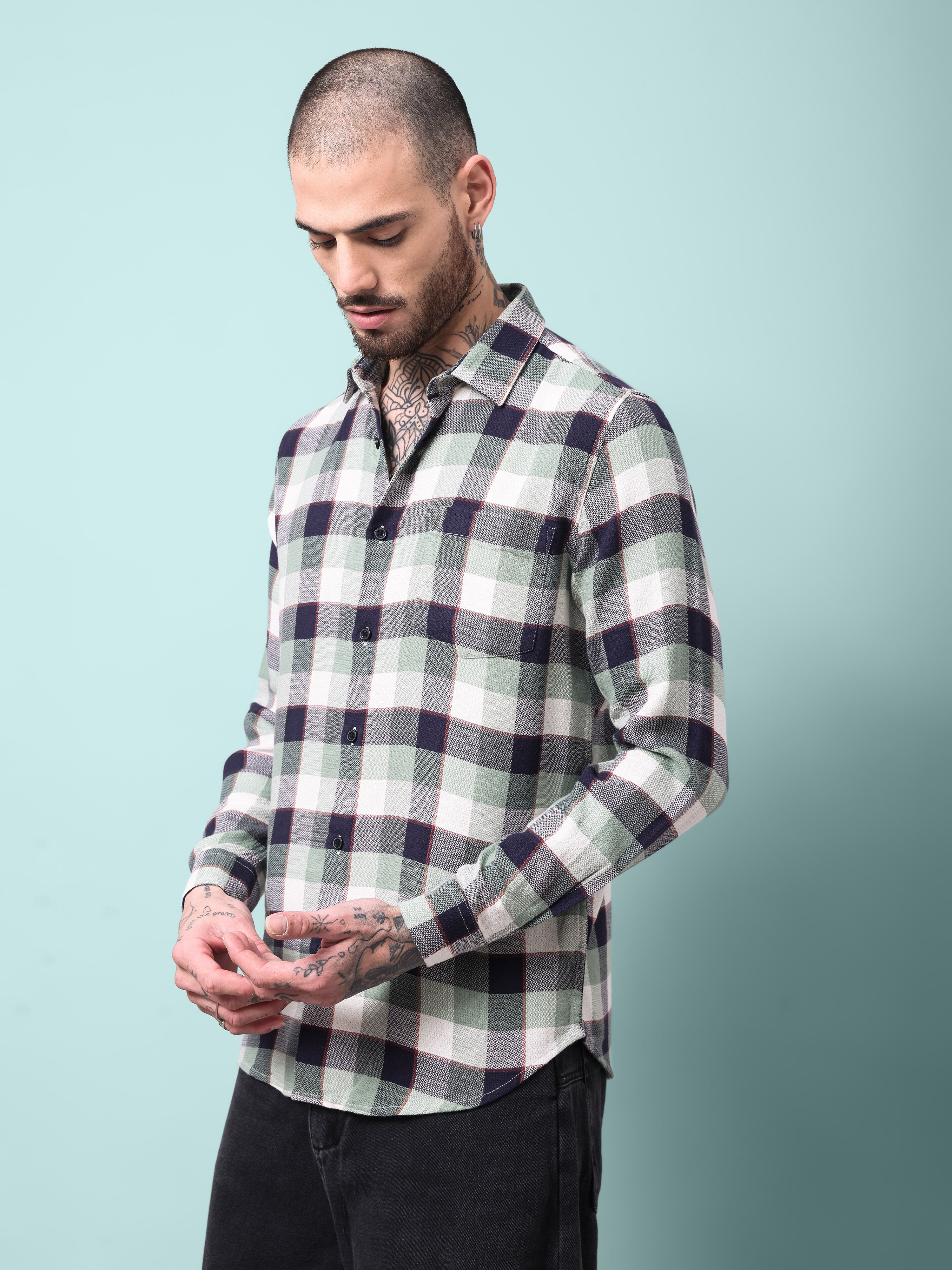 Men's Checks Shirt
