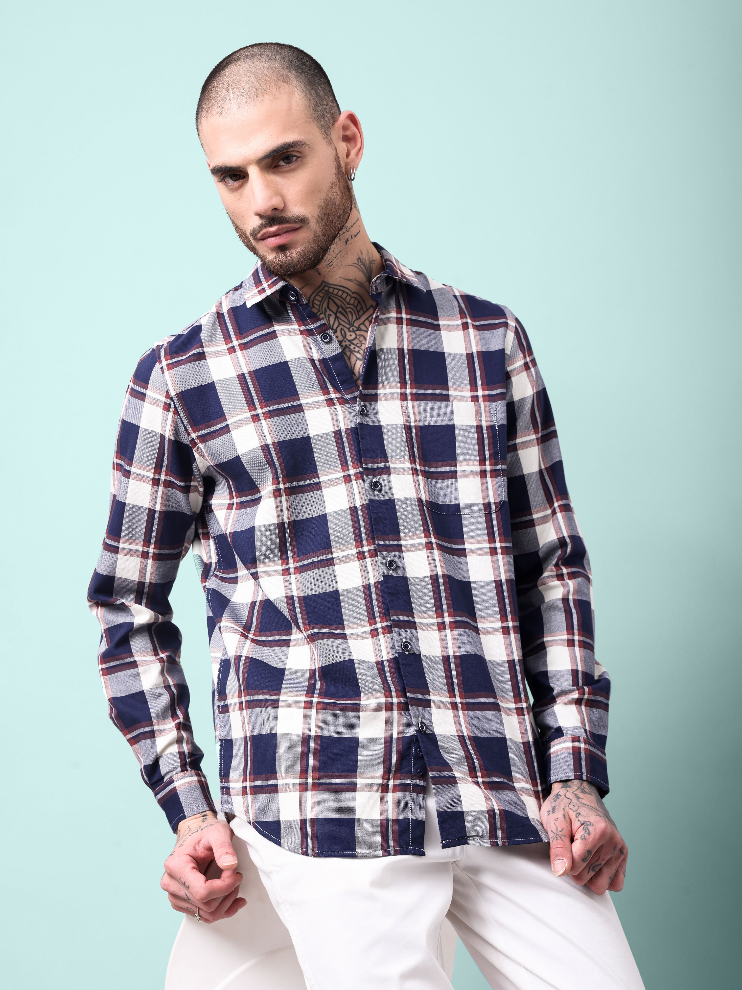 Men's Checks Shirt