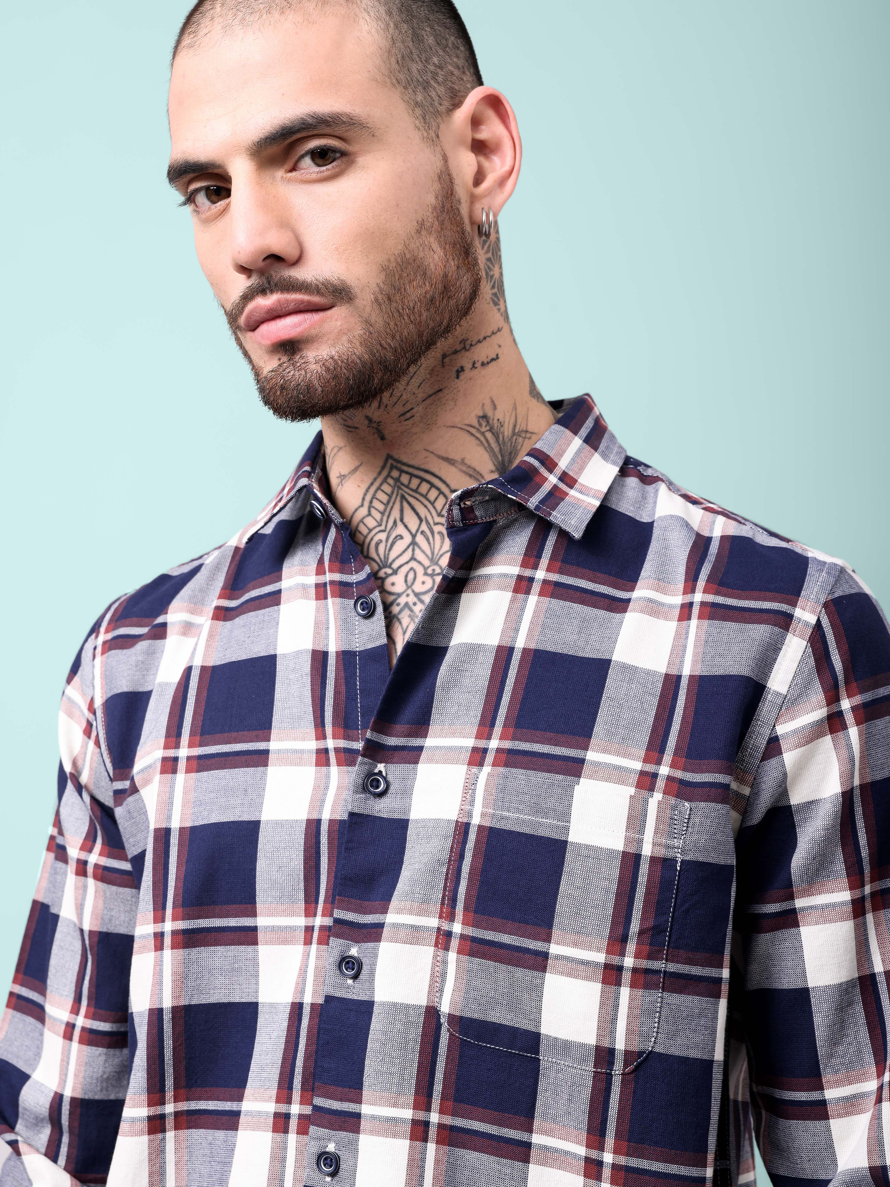 Men's Checks Shirt