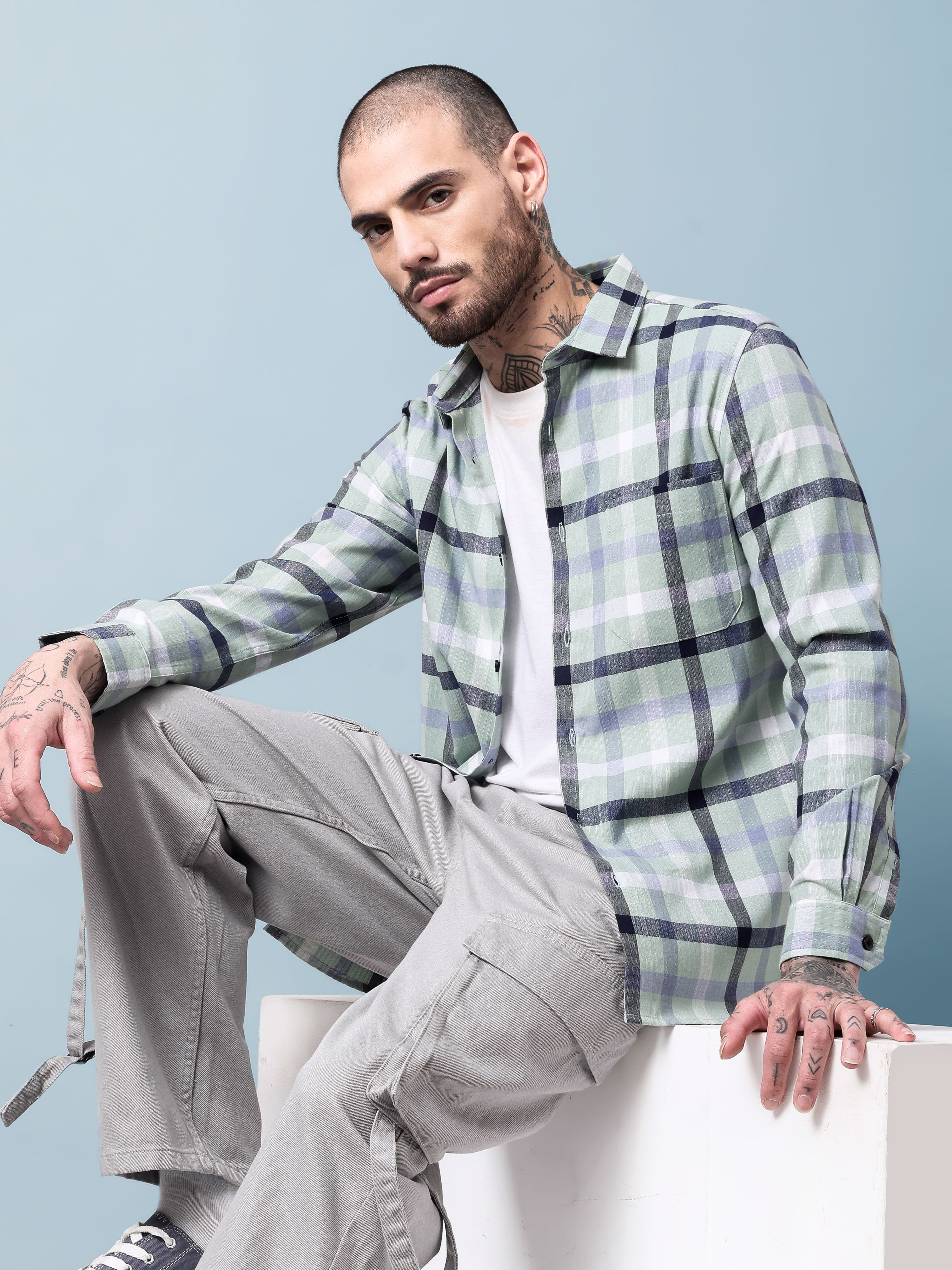 Men's Checks Shirt