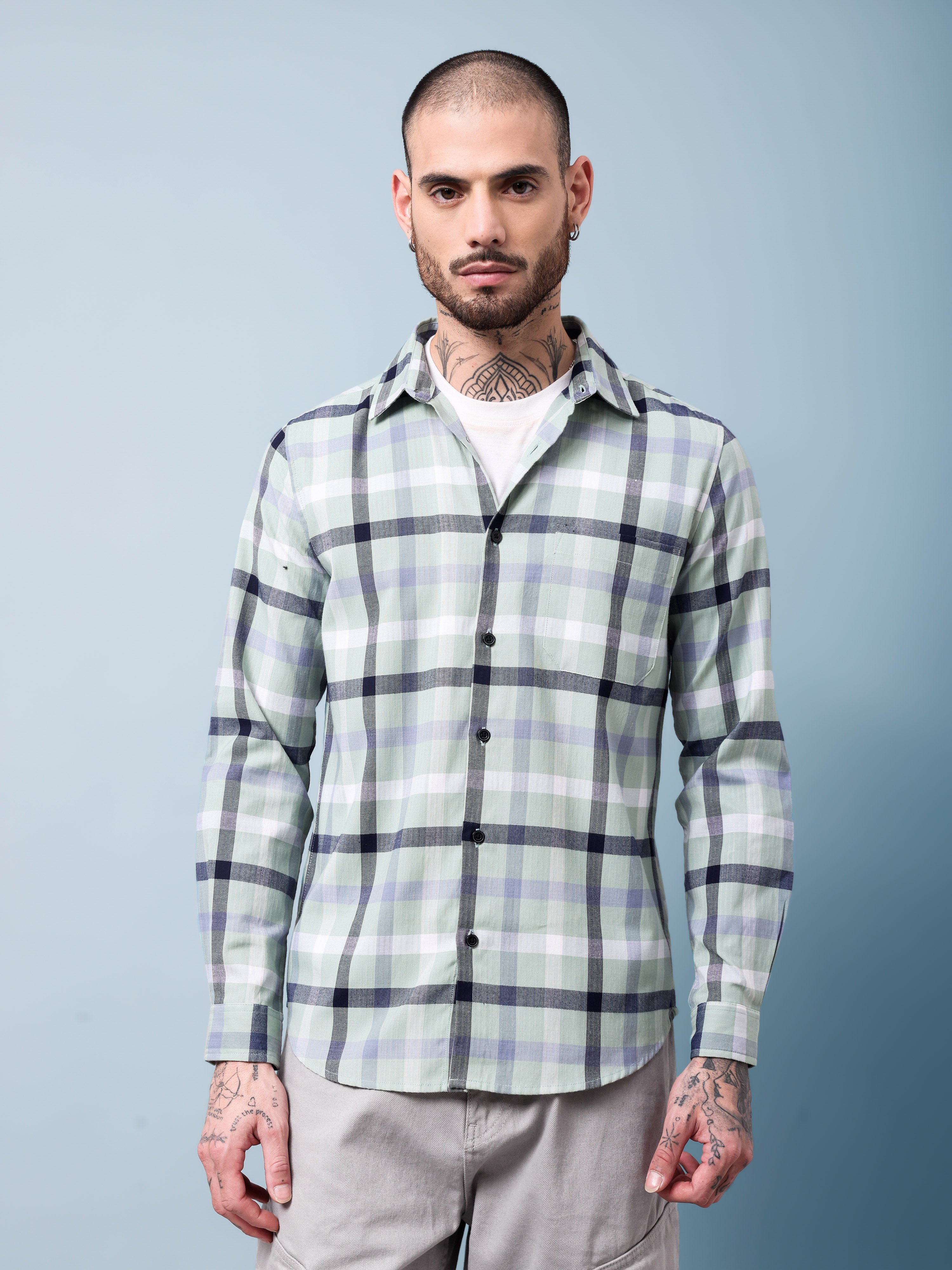 MEN'S CHECKS SHIRT