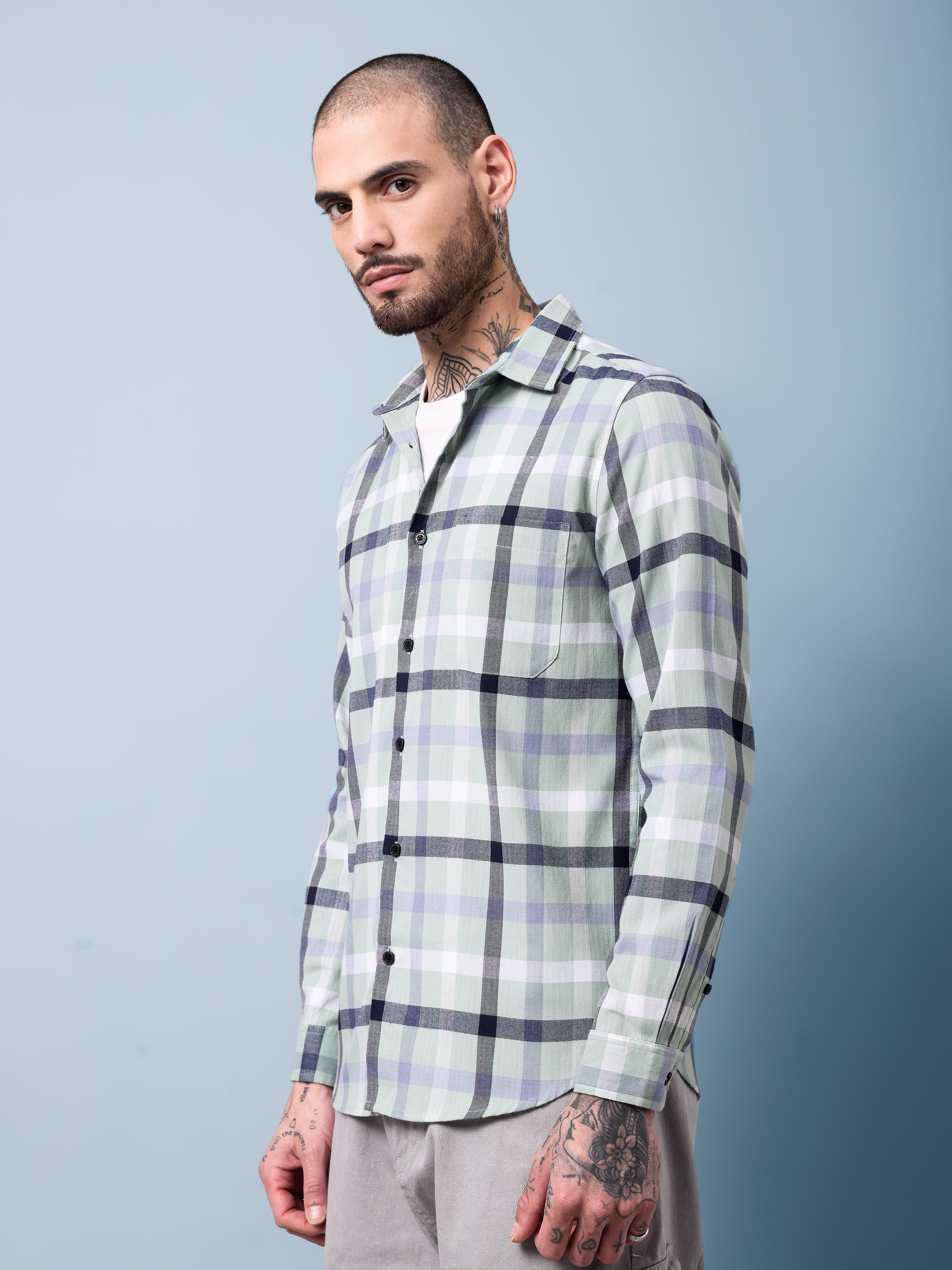 MEN'S CHECKS SHIRT