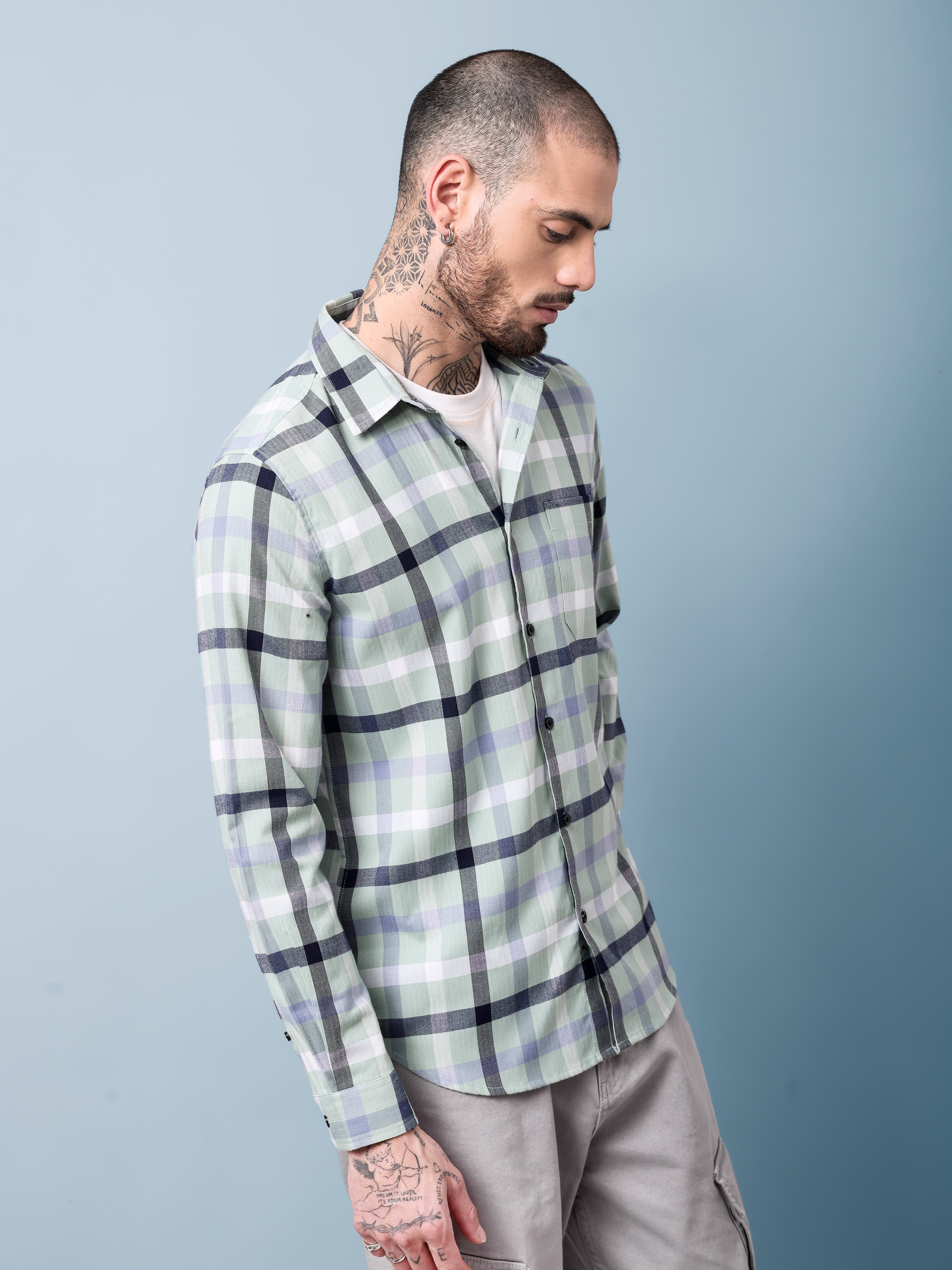 MEN'S CHECKS SHIRT