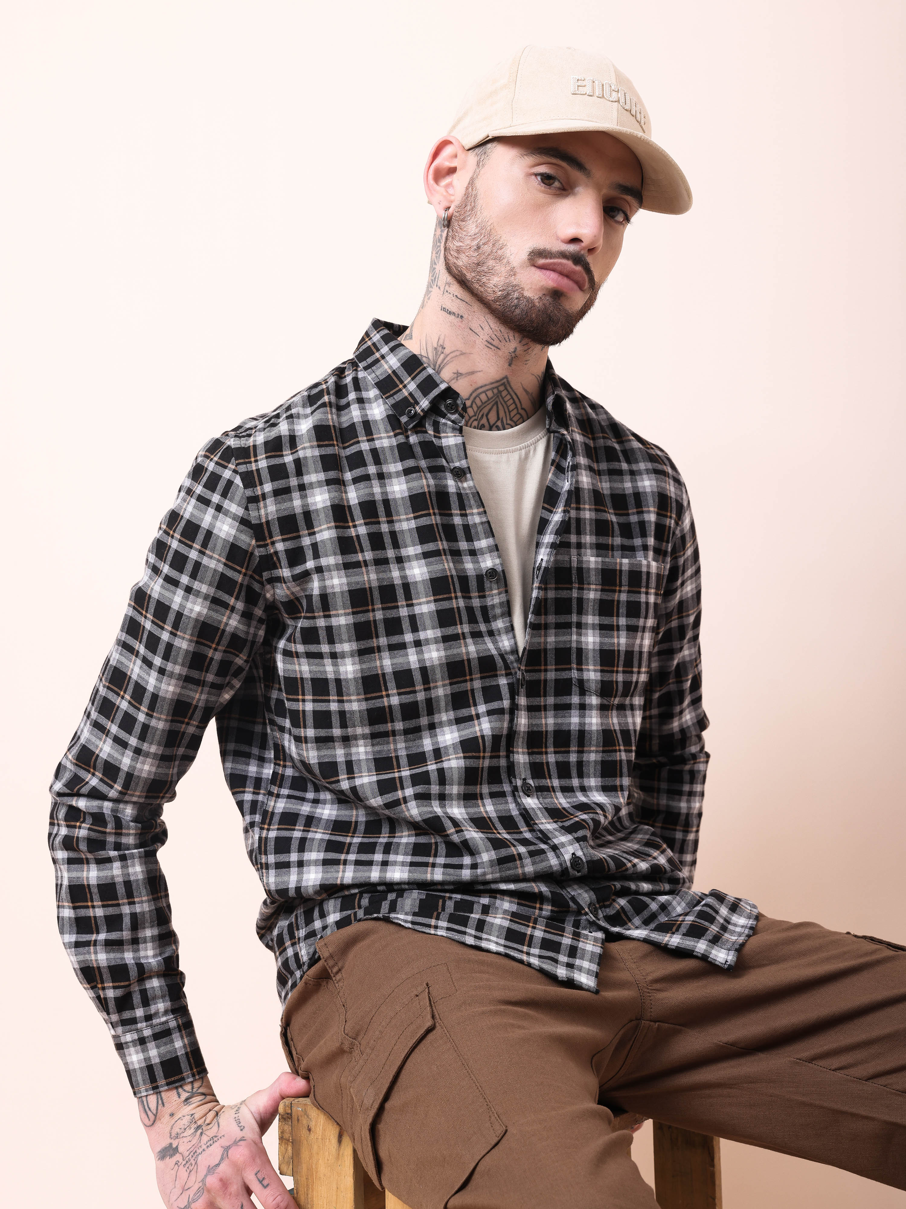 Men's Checks Shirt