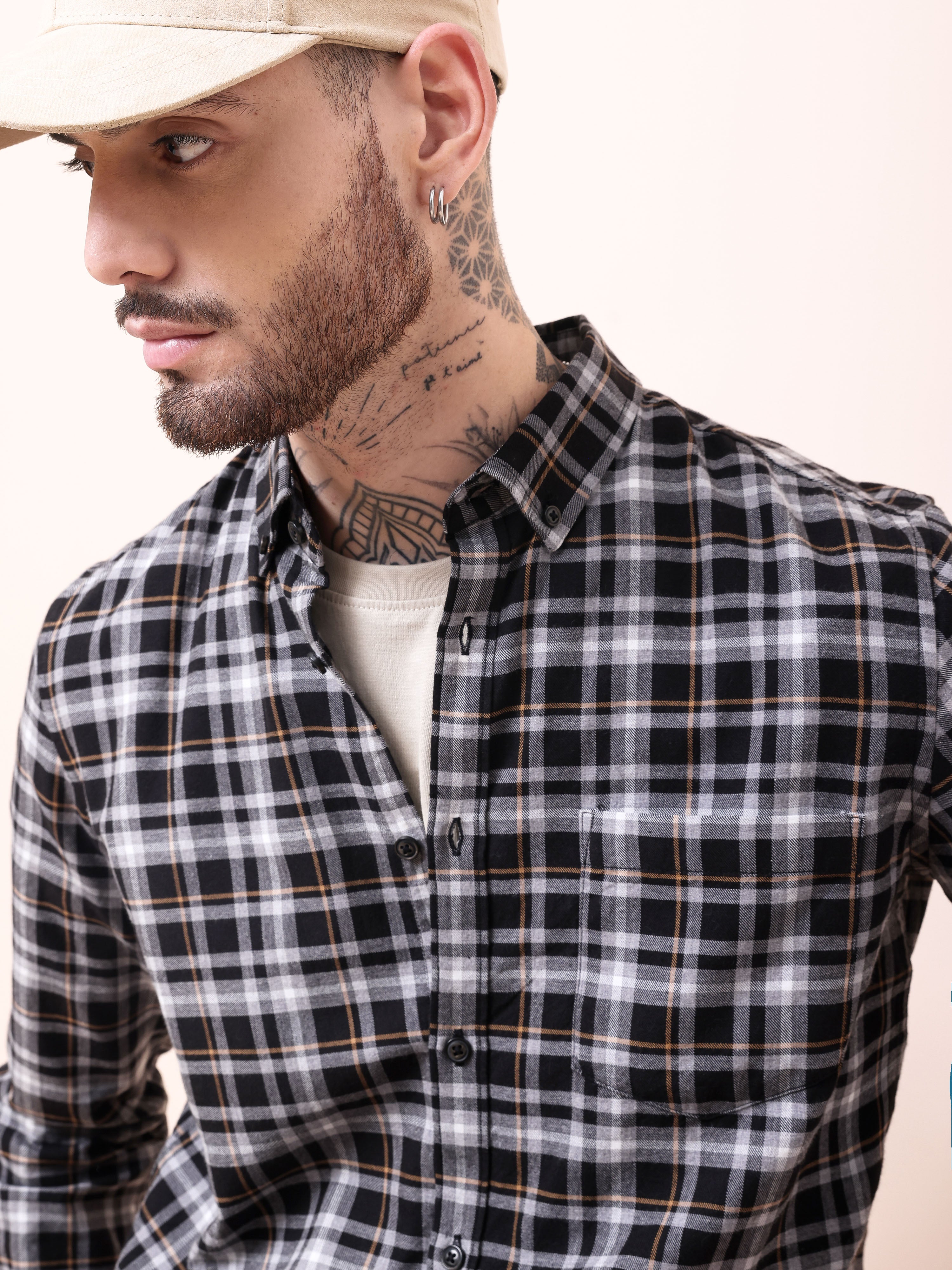 Men's Checks Shirt